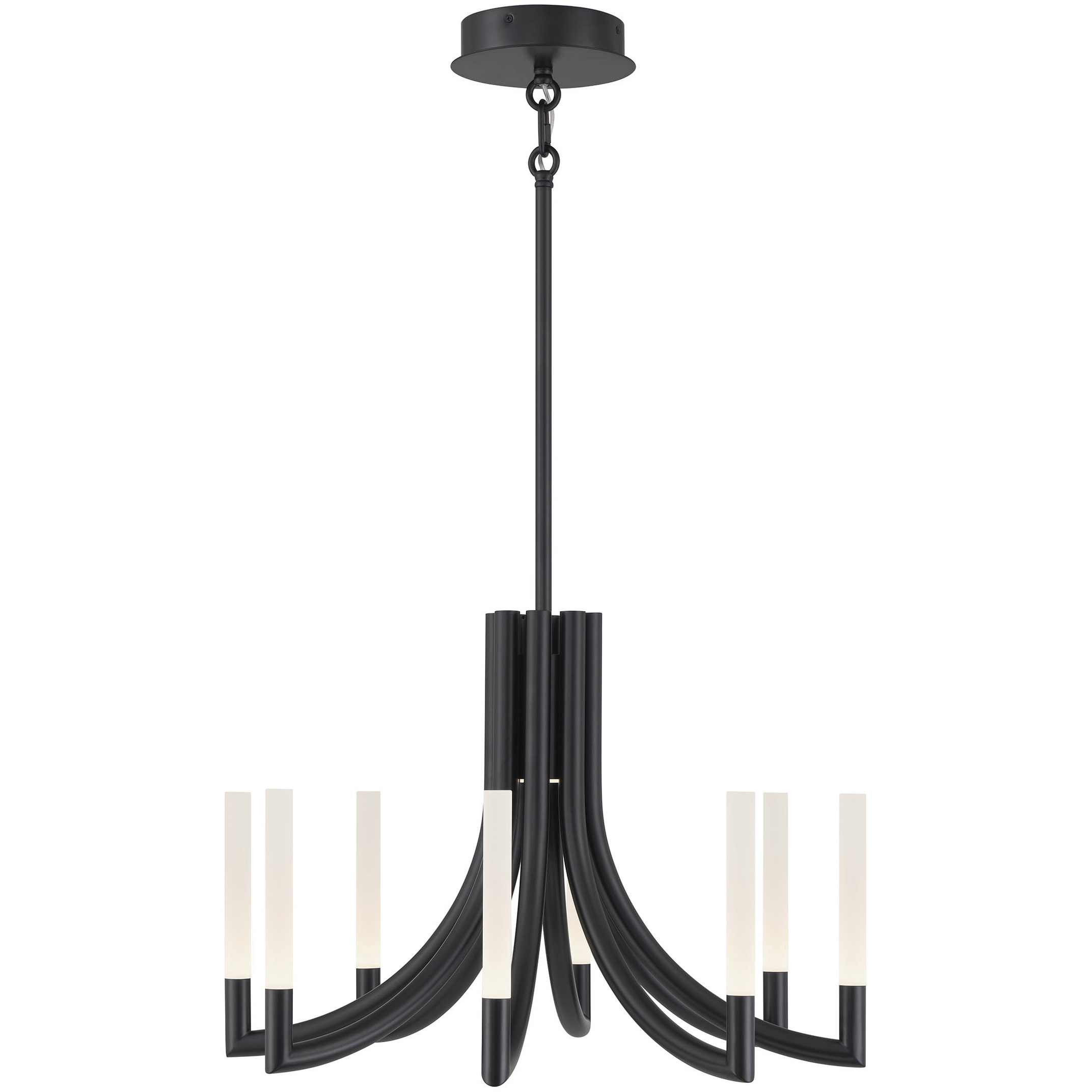 Olette 8 Light 24 inch Black Chandelier Ceiling Light
