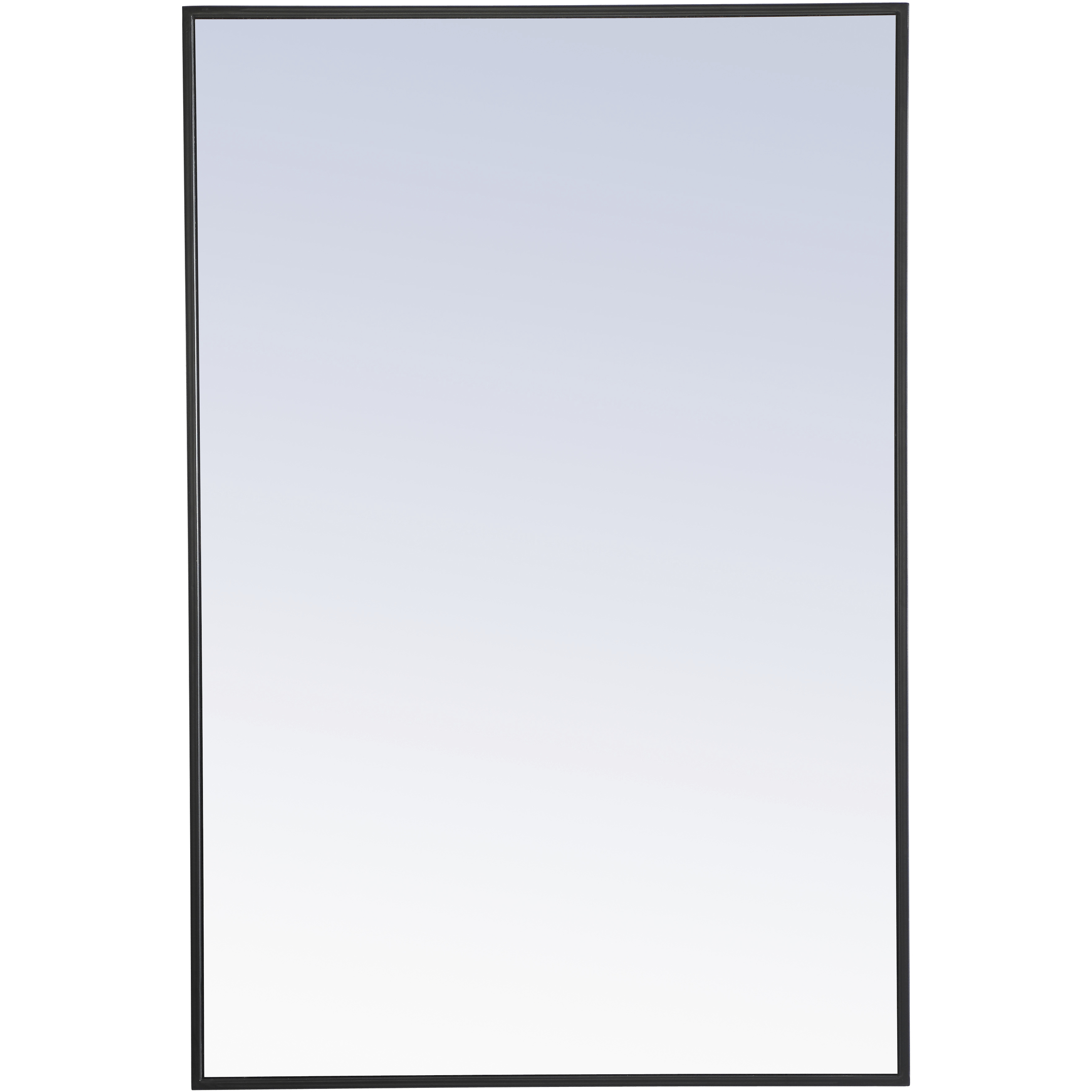 Monet 42 X 28 inch Black Wall Mirror