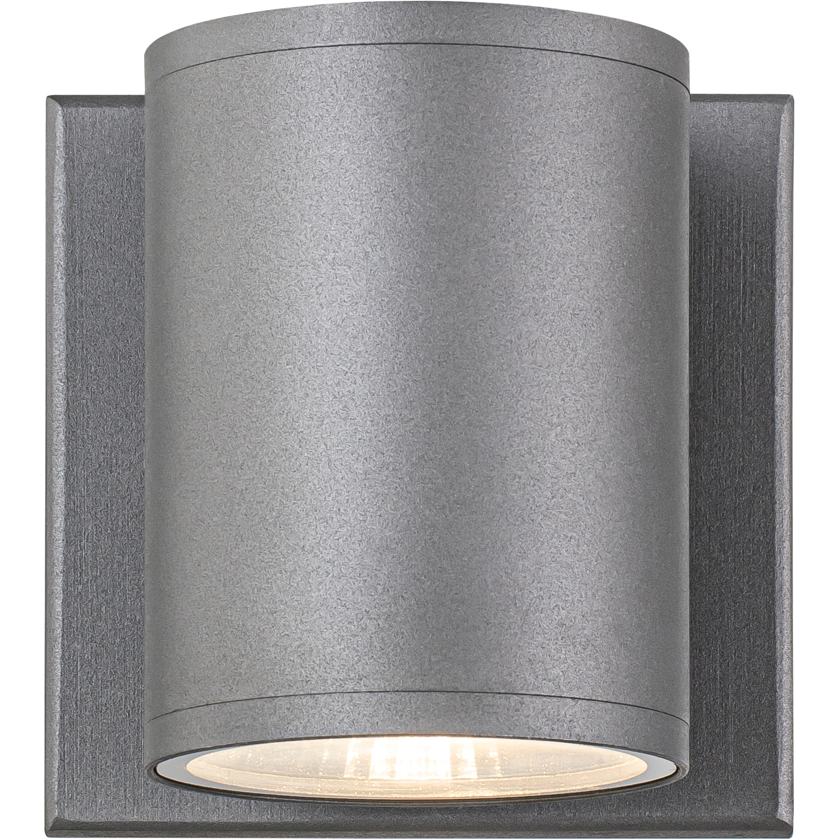 Matteo Lighting S10201GY Tubular LED 4.25 inch Grey Outdoor Wall Light