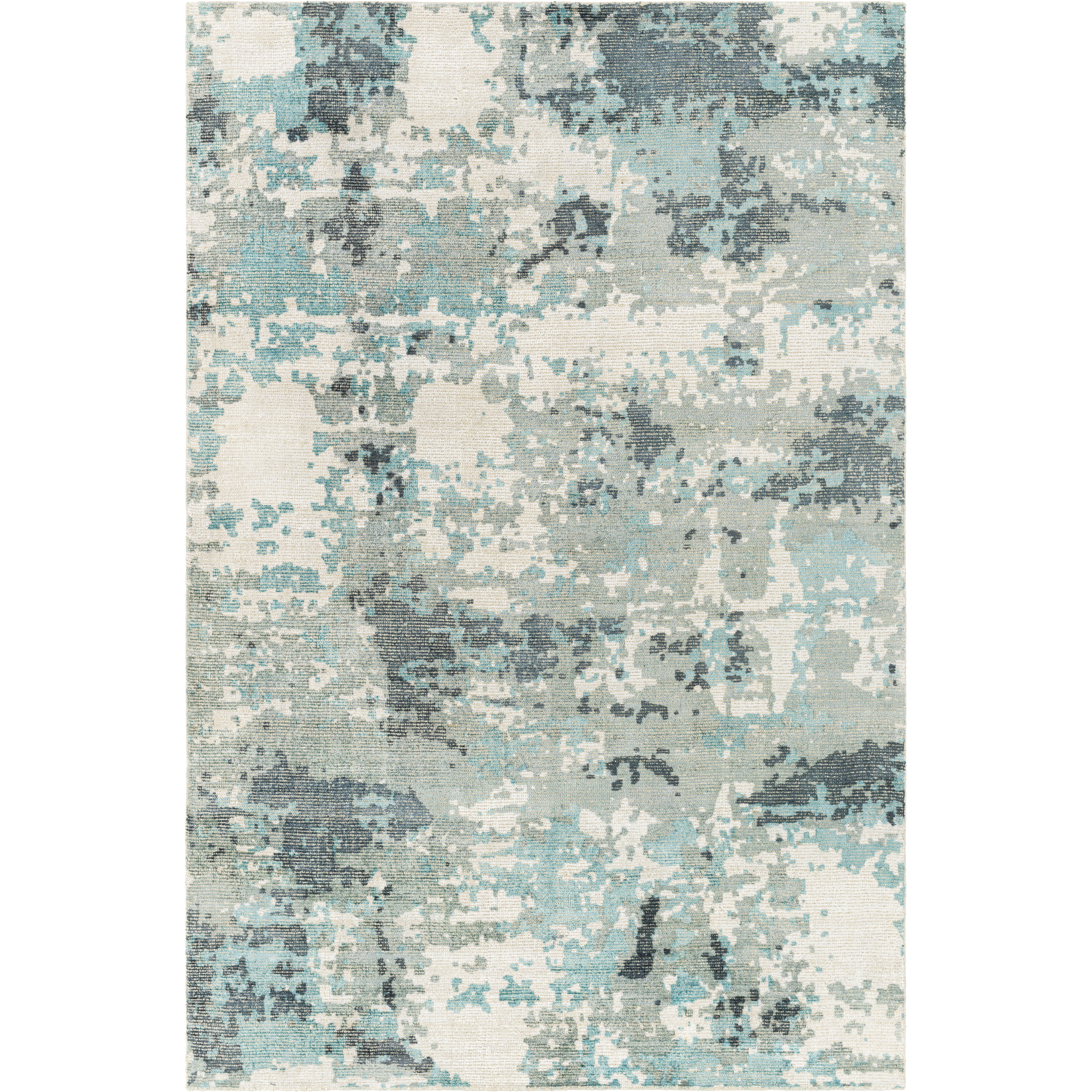 Wilson 36 X 24 inch Deep Teal Rug in 2 x 3, Rectangle