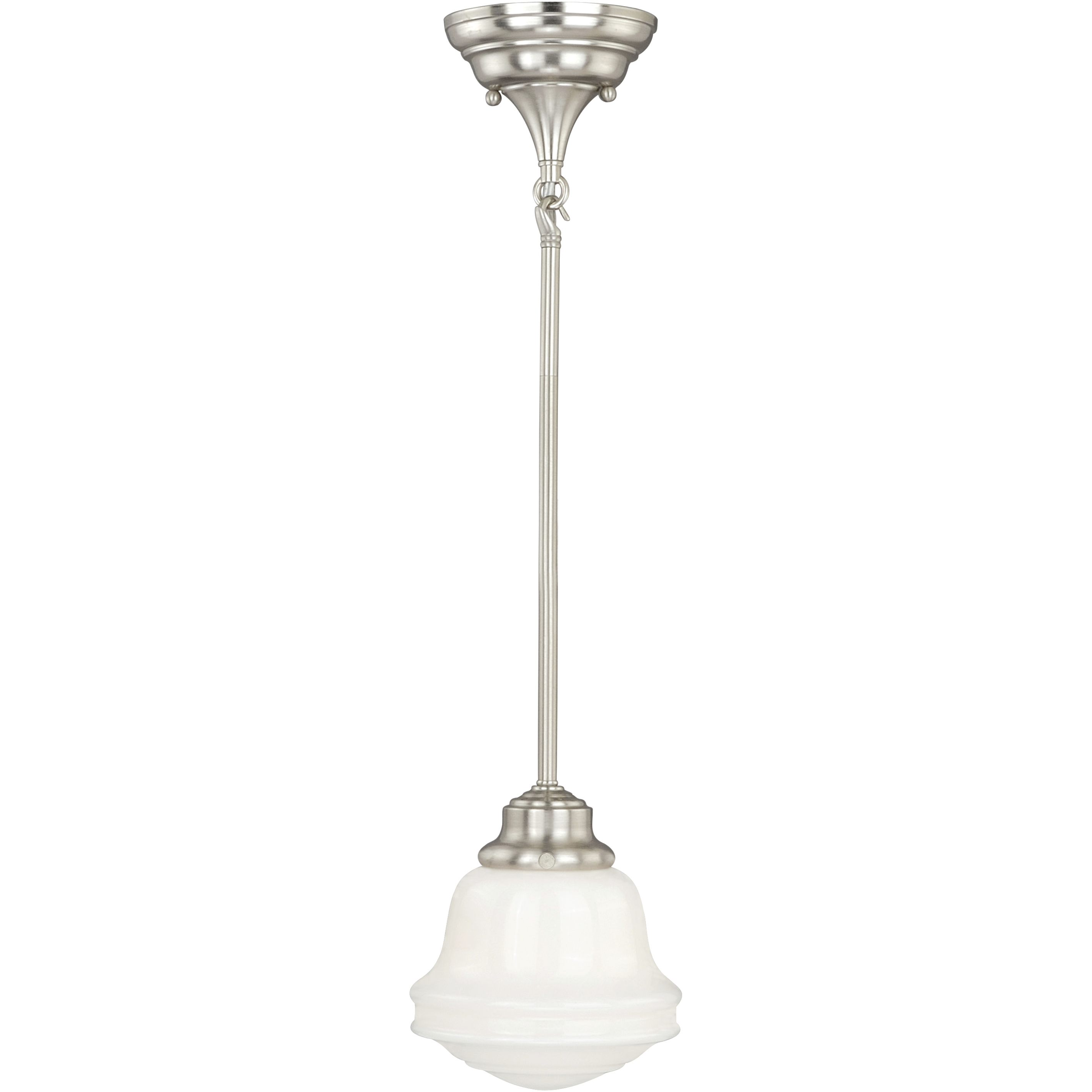 Huntley LED 6.25 inch Satin Nickel Mini Pendant Ceiling Light
