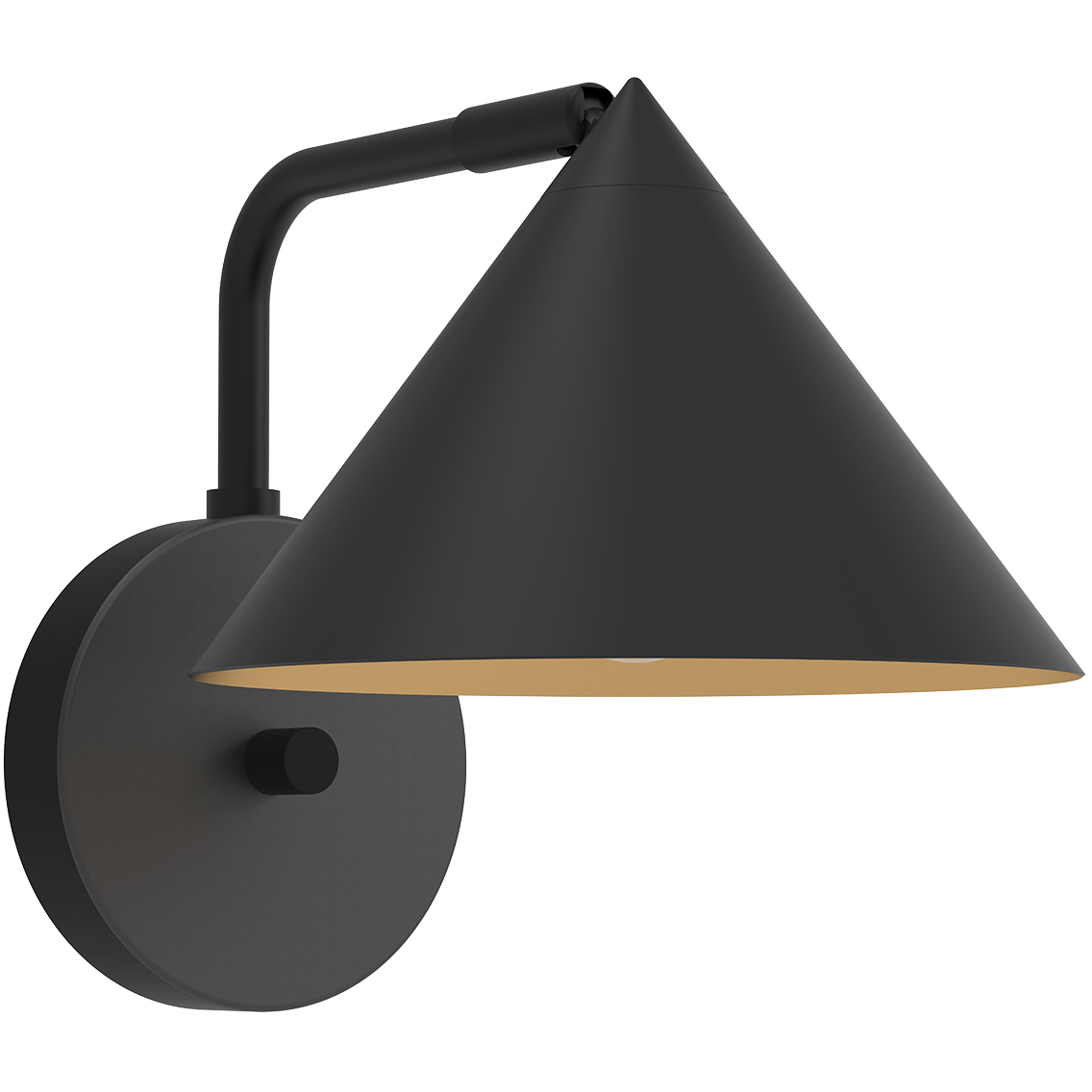 Alora Mood Remy 1 Light 7.75 inch Matte Black Wall/Vanity Light Wall Light