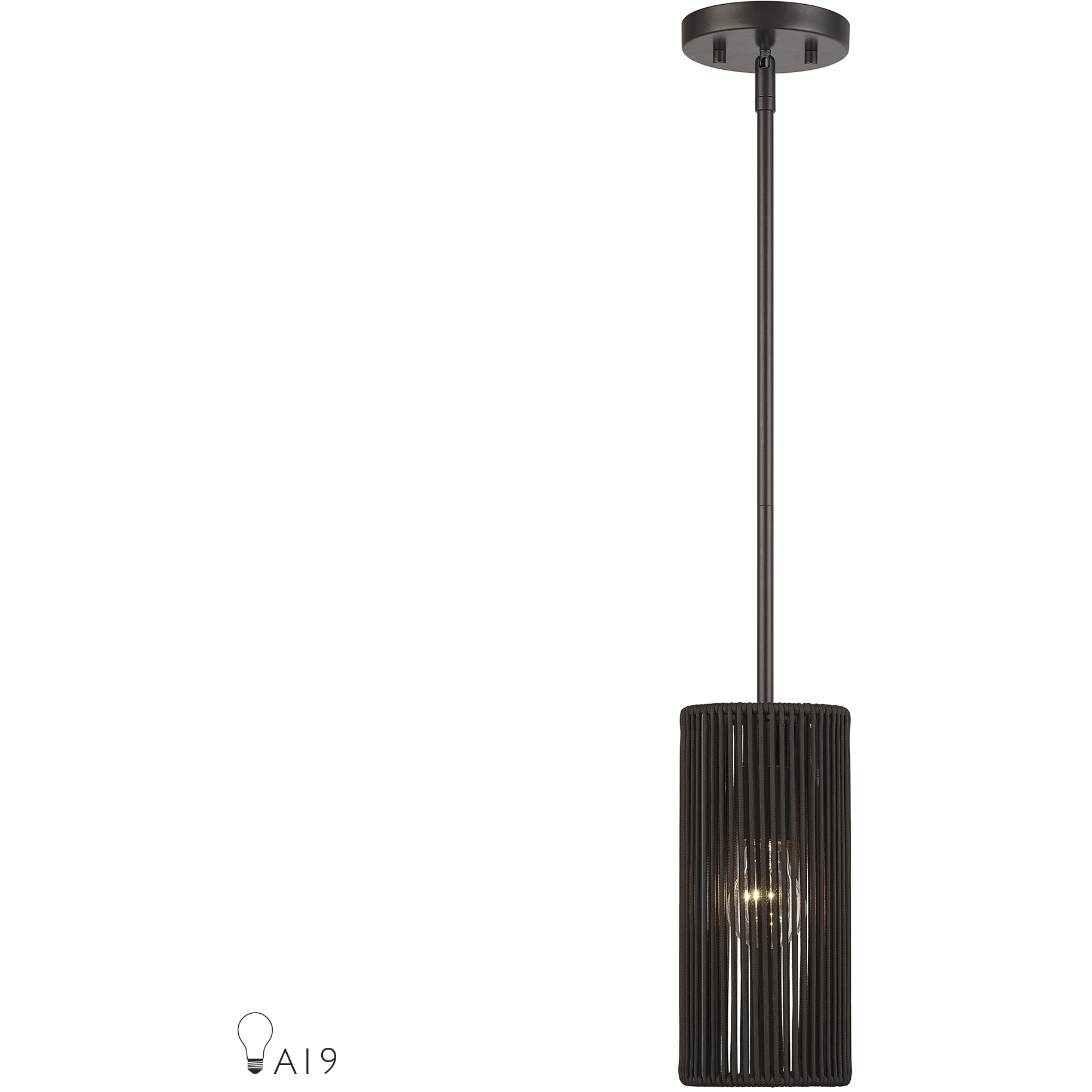 Acordia 1 Light 5.13 inch English Bronze Mini Pendant Ceiling Light