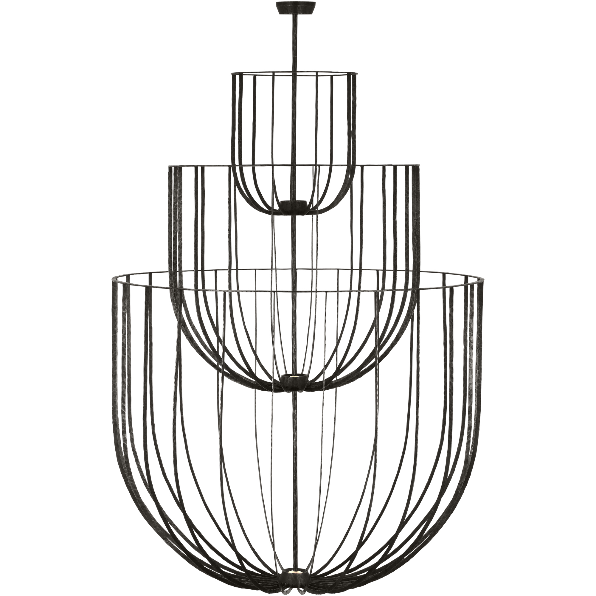 Sean Lavin Sanchi 4 Light 48 inch Aged Iron Chandelier Ceiling Light