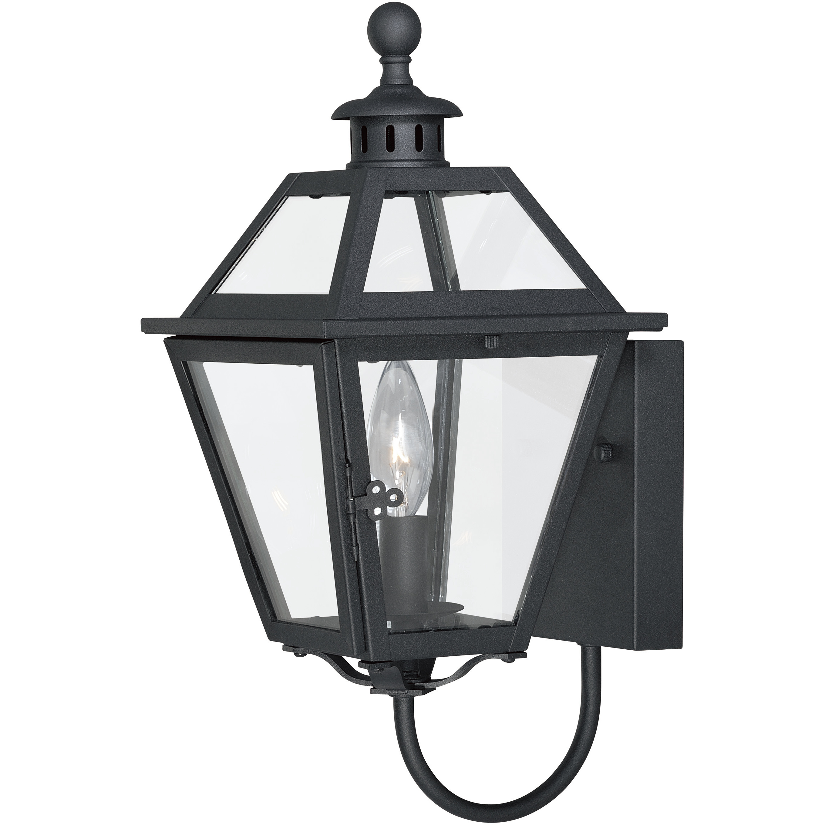 Nottingham LED 14.75 inch Textured Black Outdoor Wall