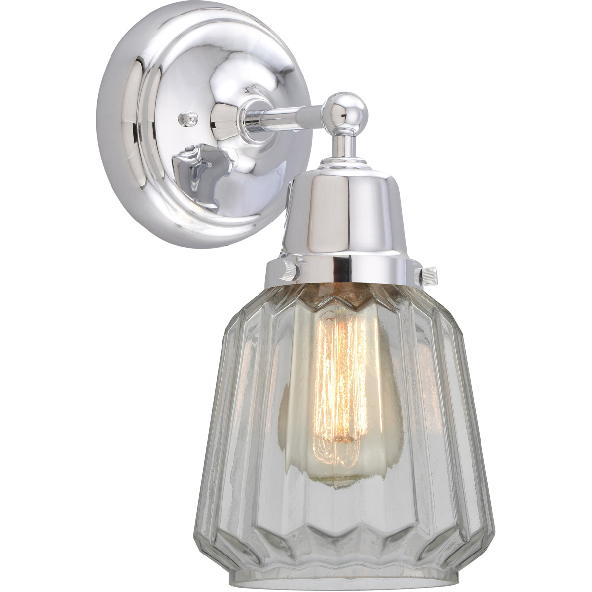 Aditi Chatham 1 Light 6.25 inch Polished Chrome Sconce Wall Light, Aditi