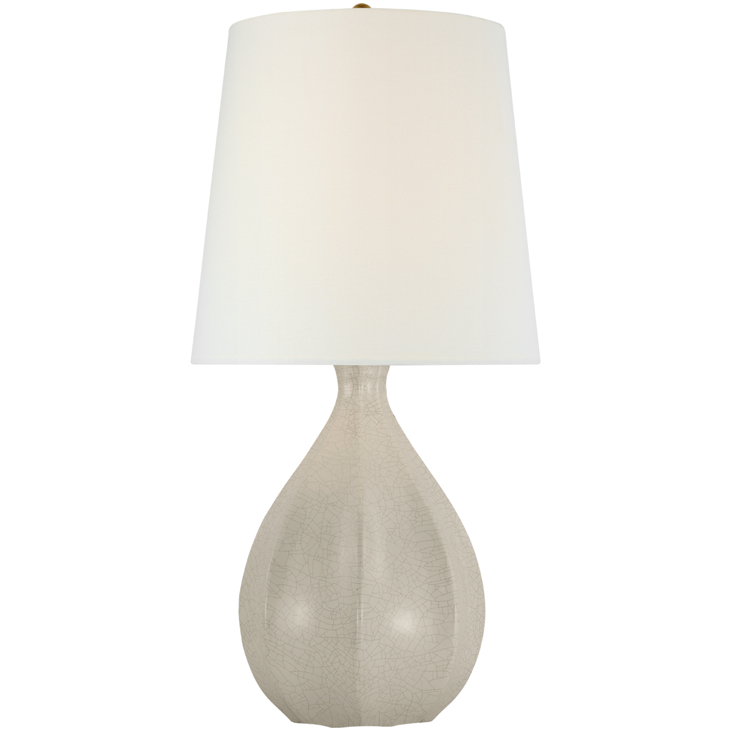 AERIN Rana 30 inch 15 watt Bone Craquelure Table Lamp Portable Light, Large