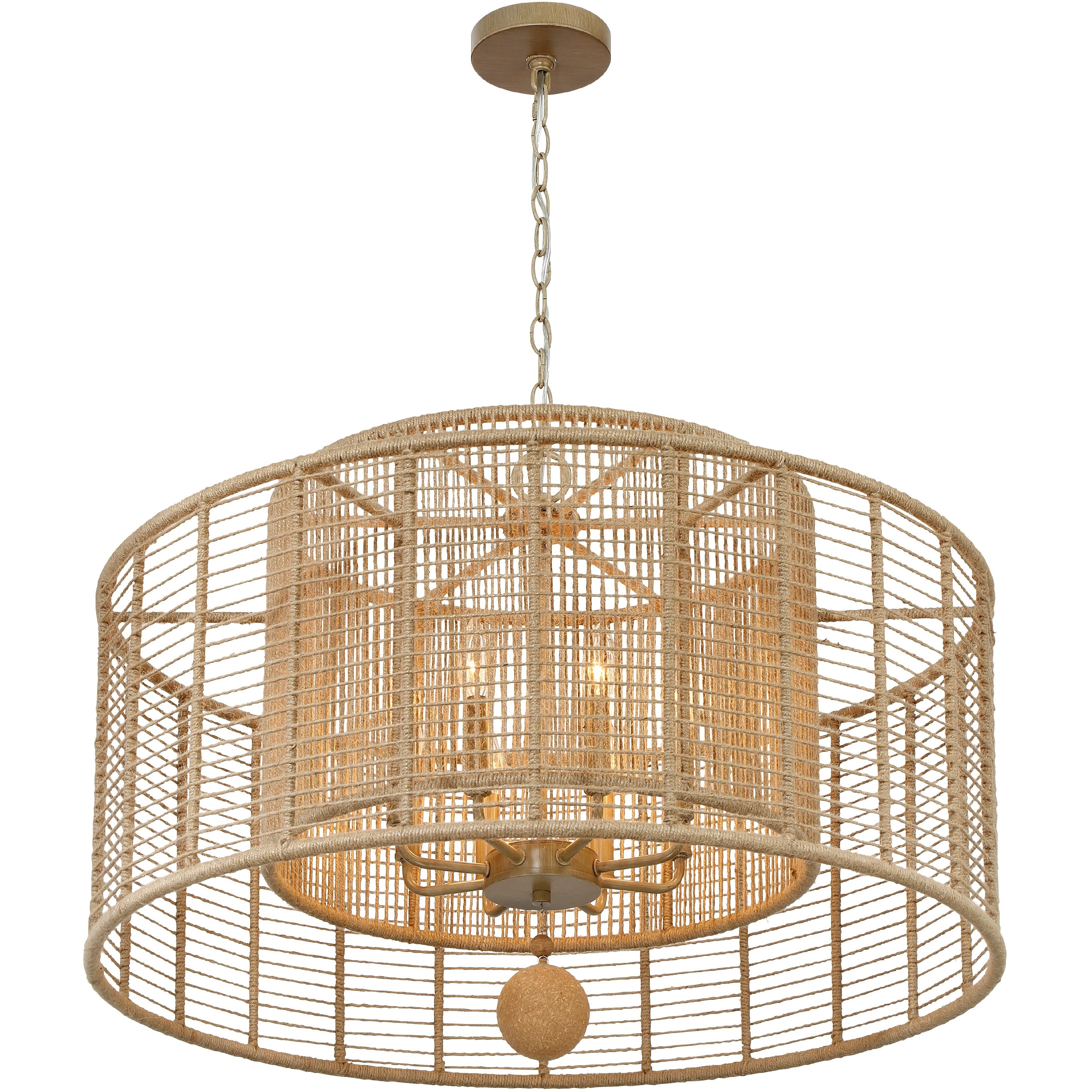 Jayna 8 Light 31.25 inch Burnished Silver Chandelier Ceiling Light