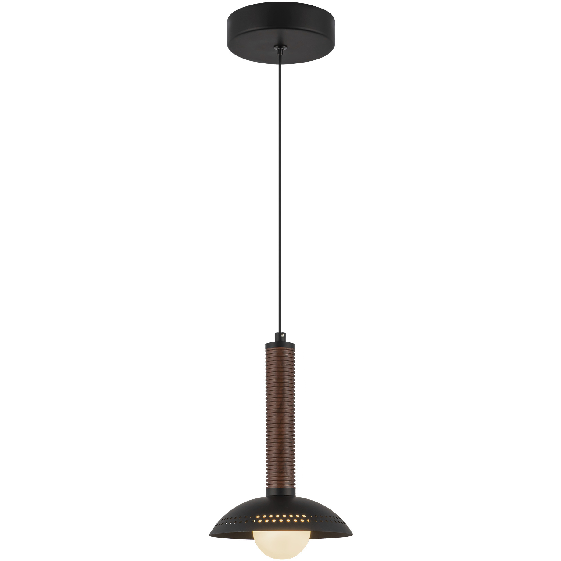 Alora Mood Arden LED 6 inch Matte Black Pendant Ceiling Light