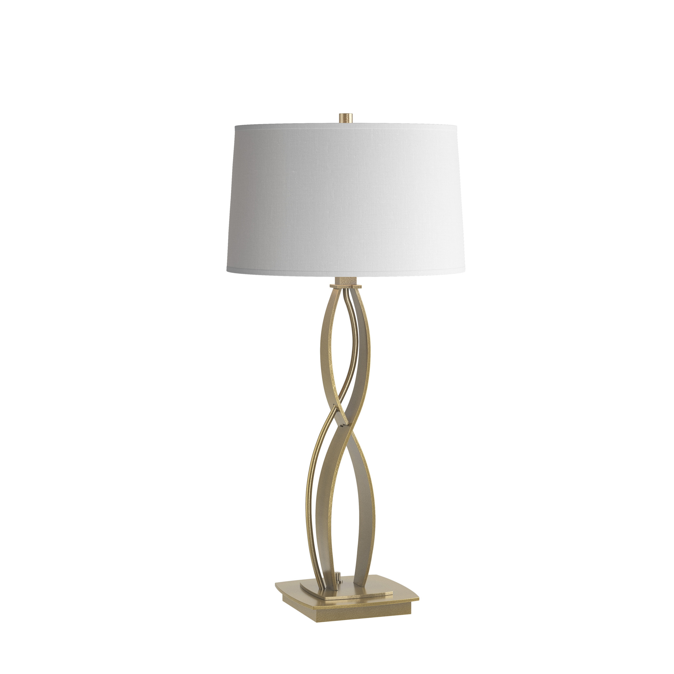 Almost Infinity 27 inch 150 watt Modern Brass Table Lamp Portable Light in Natural Anna