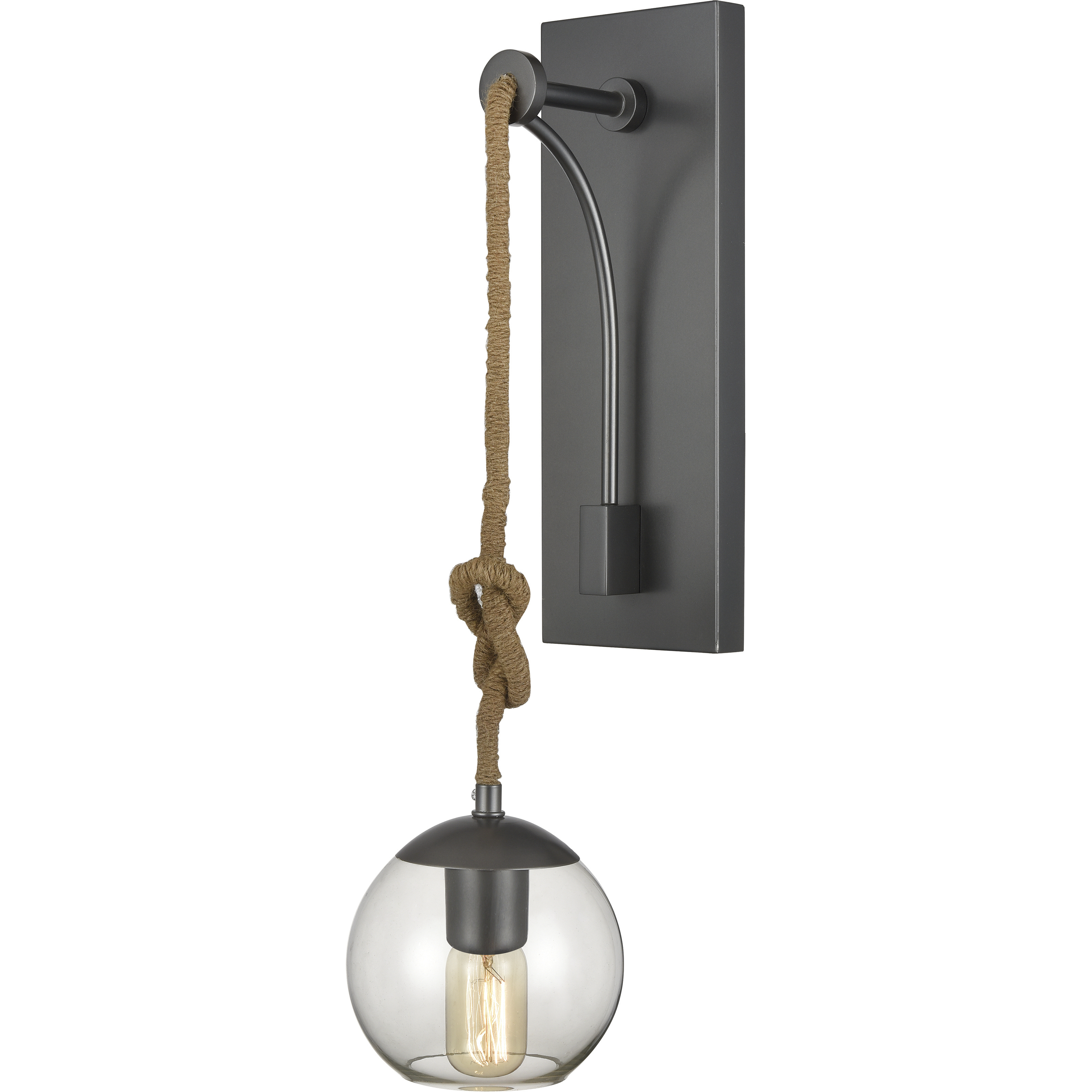 Haute Collar 1 Light 6 inch Pewter Sconce Wall Light