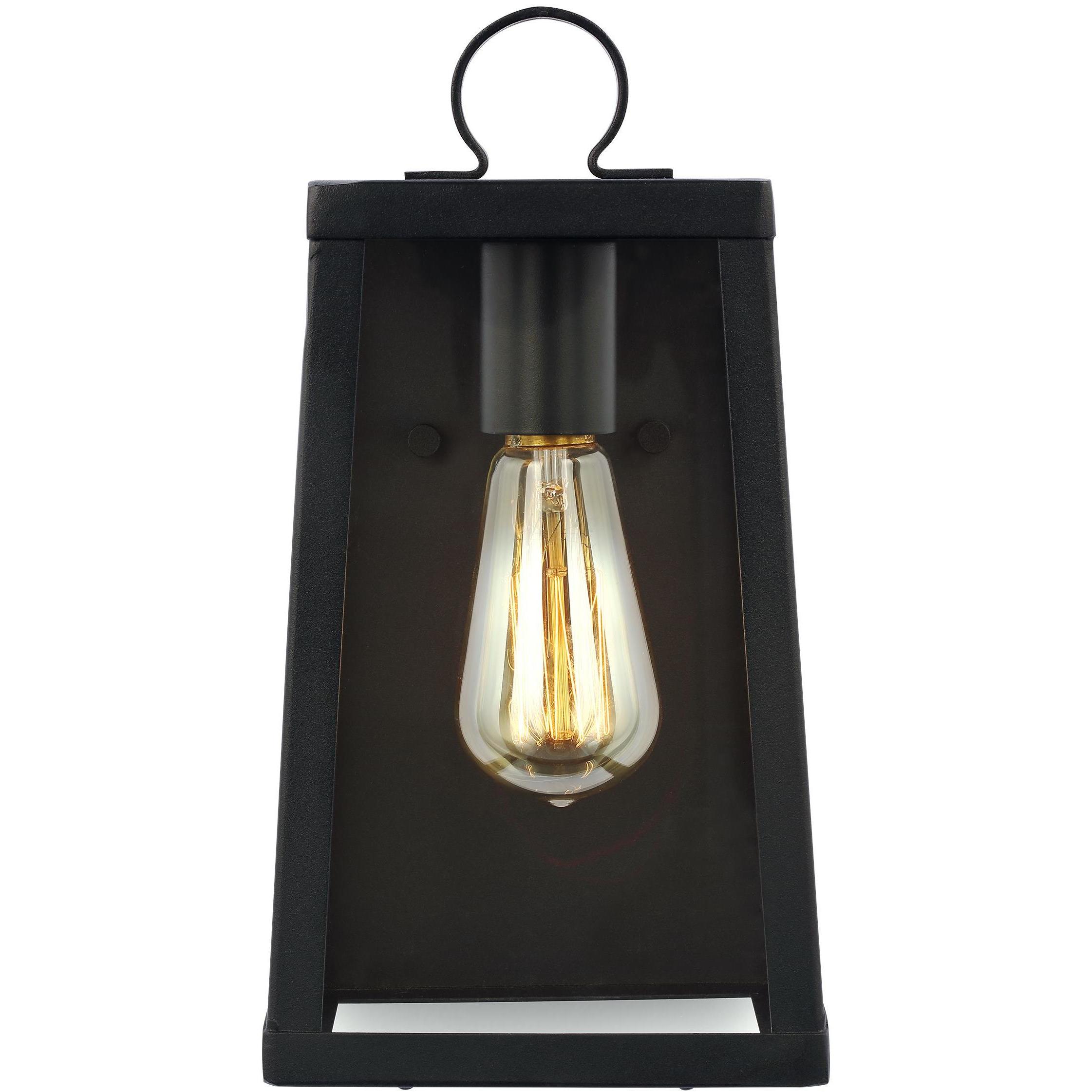 Marinus 1 Light Black Outdoor Wall Lantern