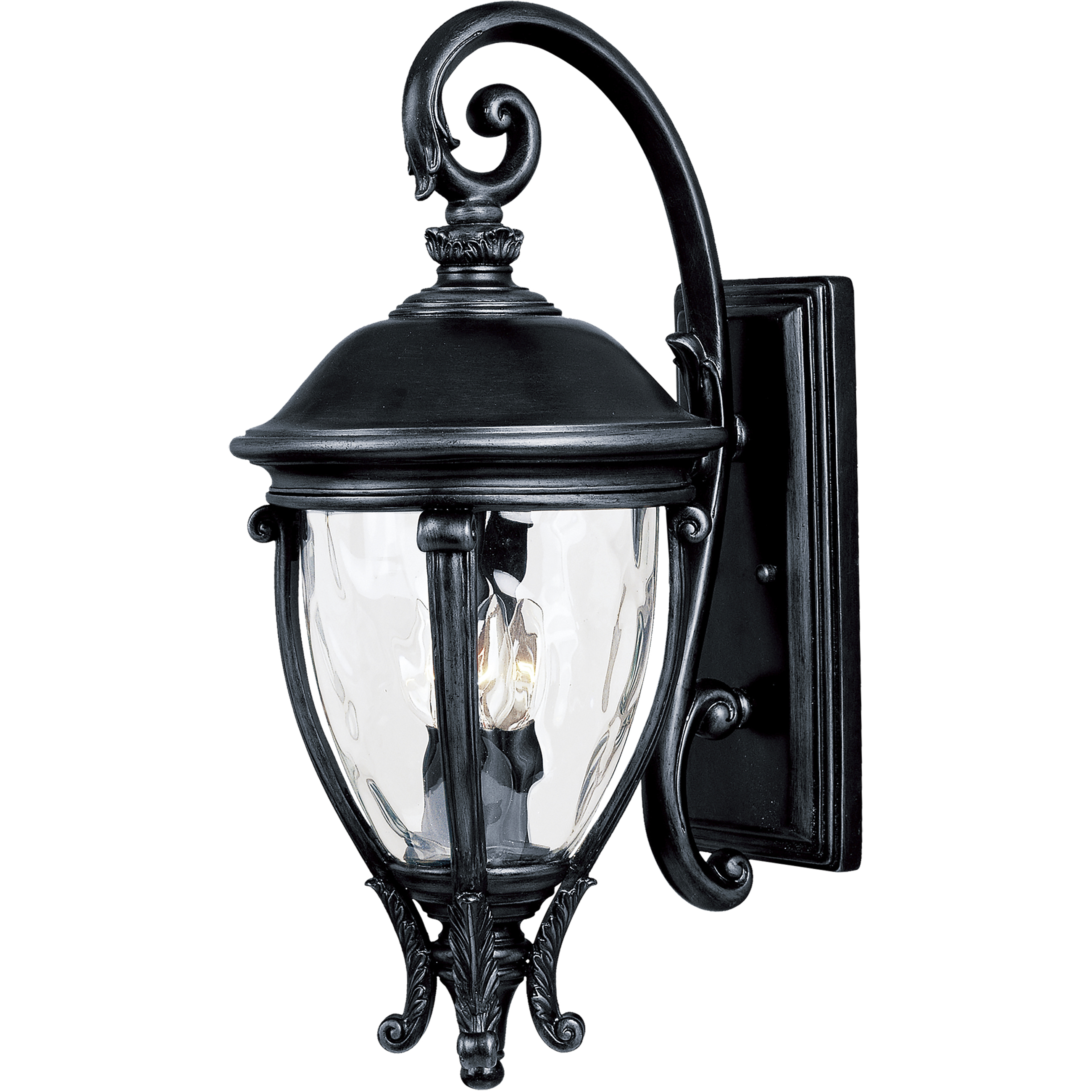 Camden VX 3 Light 24 inch Black Outdoor Wall Mount