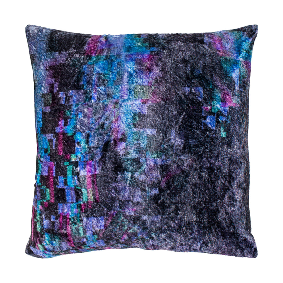 Glitch 22 X 22 inch Black Pillow Kit, Square