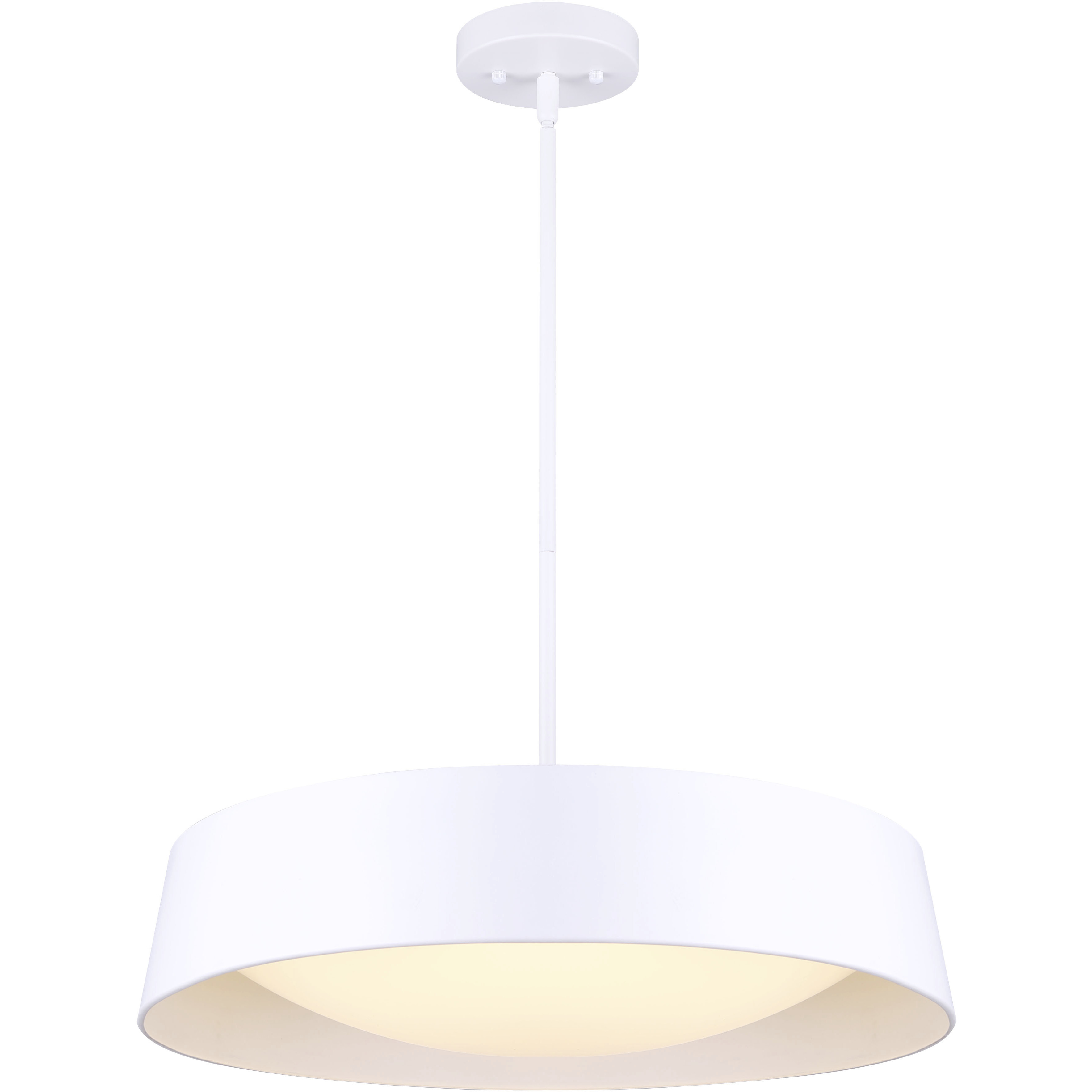 Adira LED 22 inch White Chandelier Ceiling Light