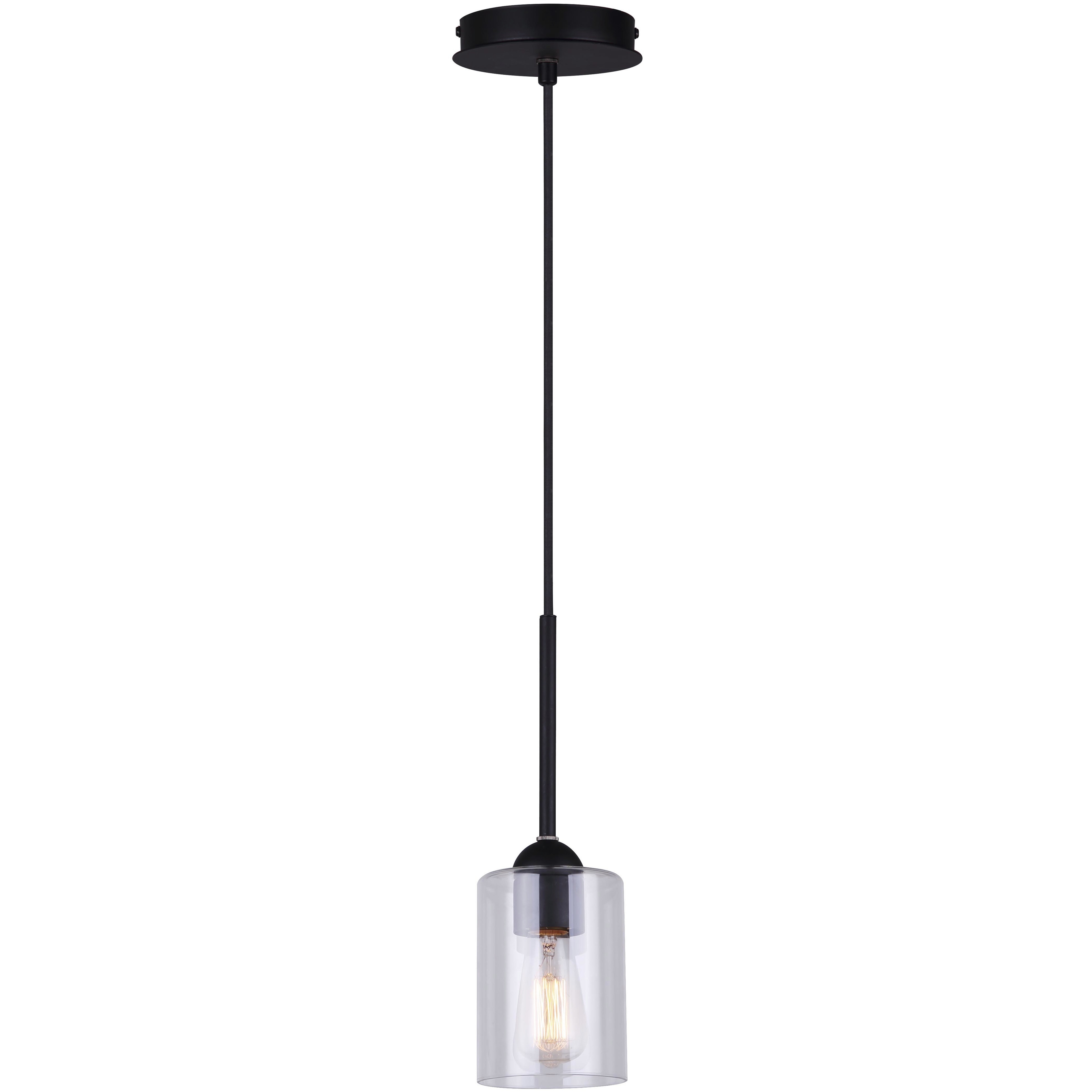 Hampton 1 Light 5.13 inch Matte Black Pendant Ceiling Light