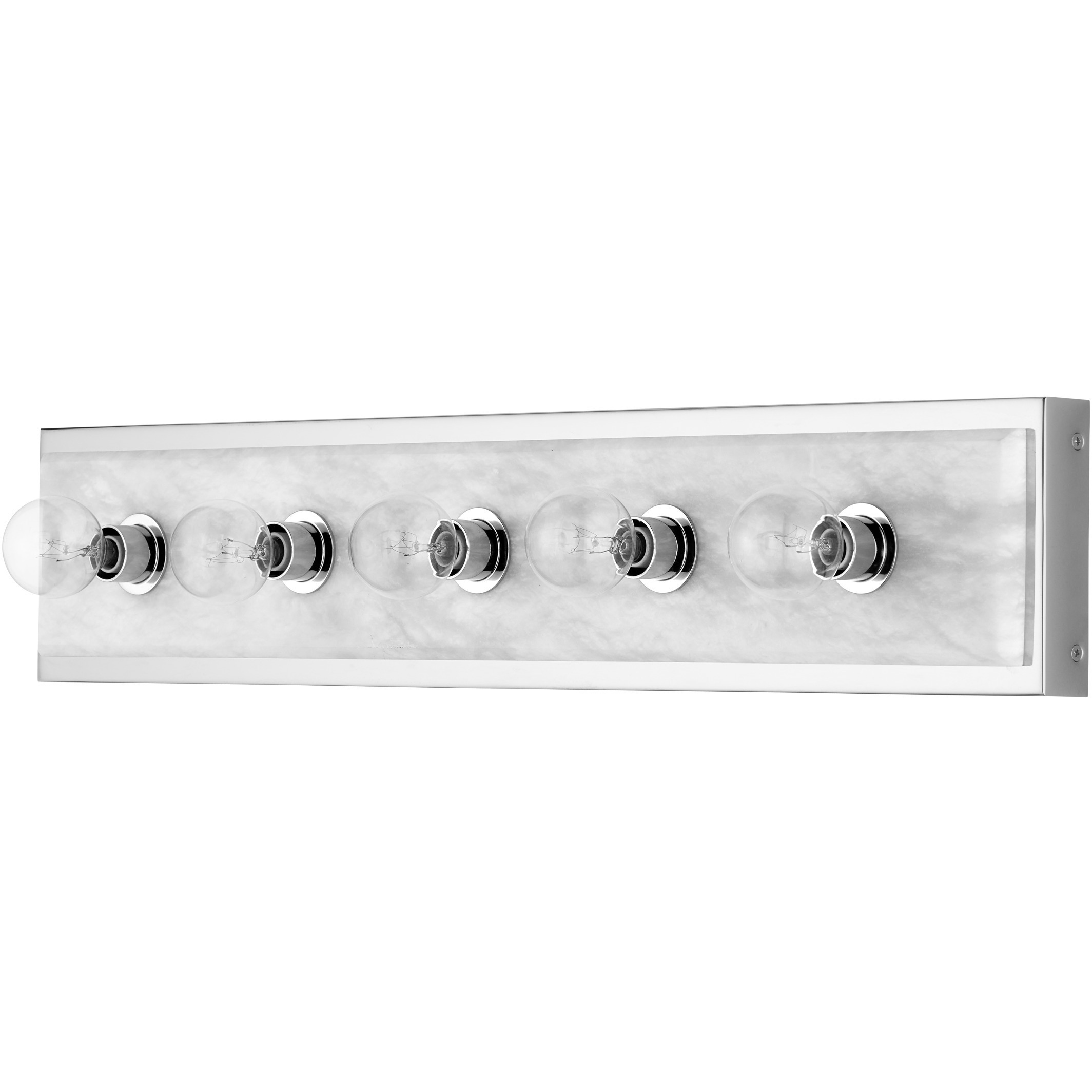 Berdine 5 Light 5 inch Polished Nickel Bath Bar Wall Light