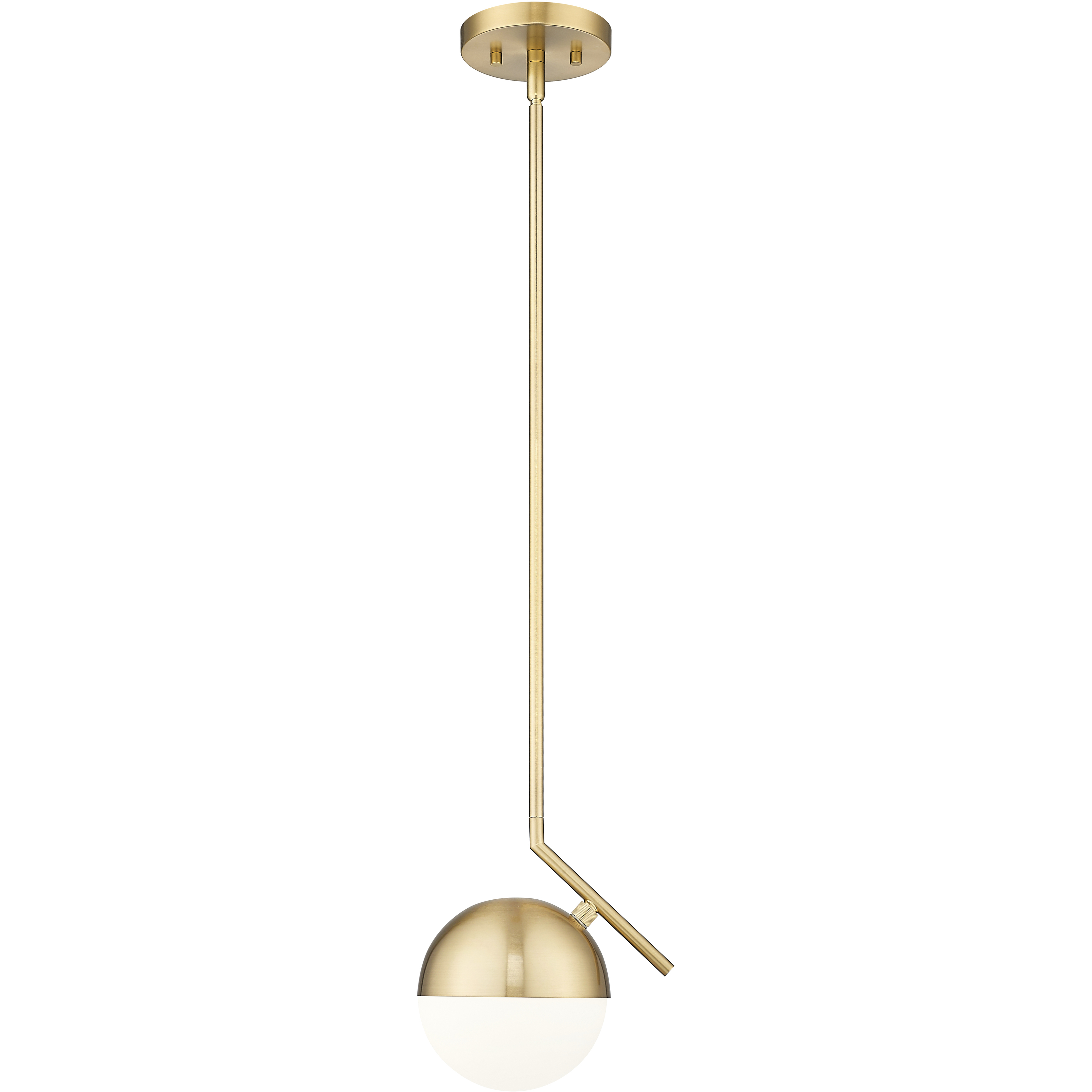 Realm Sphere 1 Light 8.5 inch Modern Gold Pendant Ceiling Light