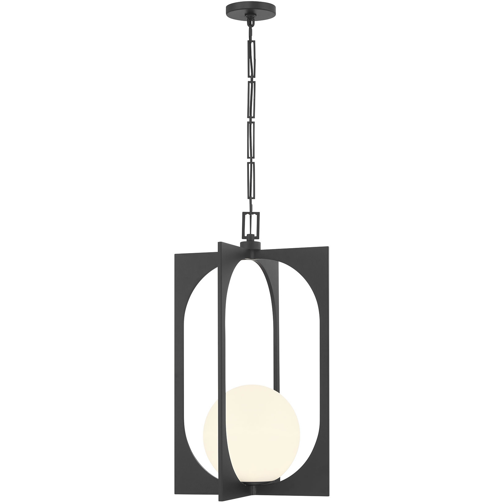 Harding 1 Light 16.5 inch Matte Black Pendant Ceiling Light