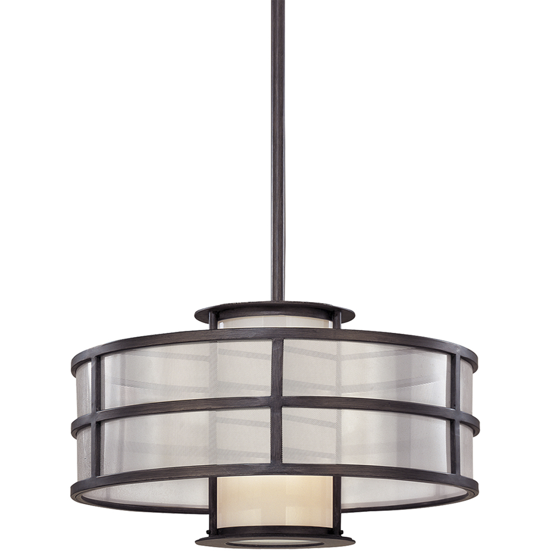 Discus 1 Light 18 inch Graphite Chandelier Ceiling Light