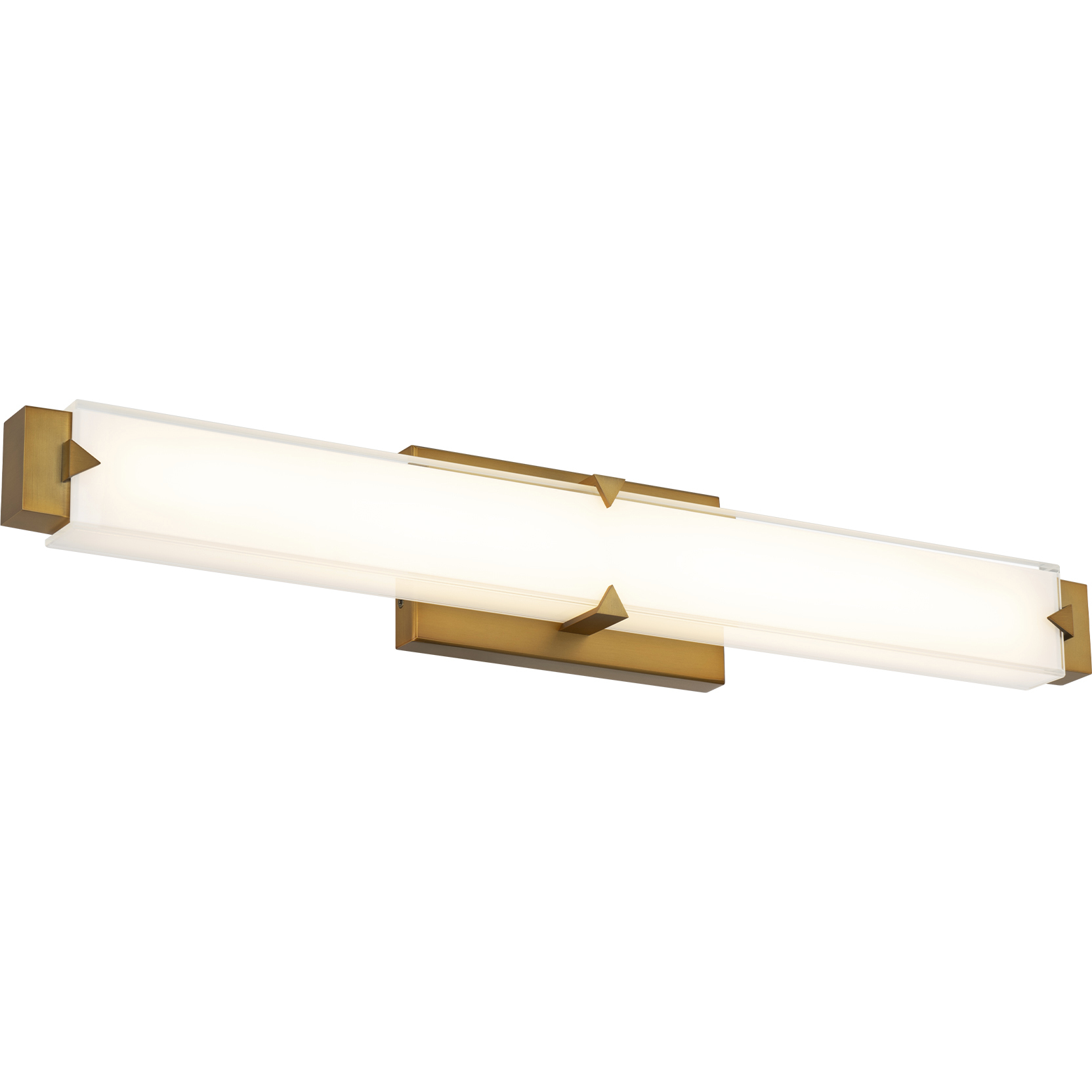 Carlisle LED 2.5 inch Aged Brass ADA Indoor Wall Lighting in 2700K