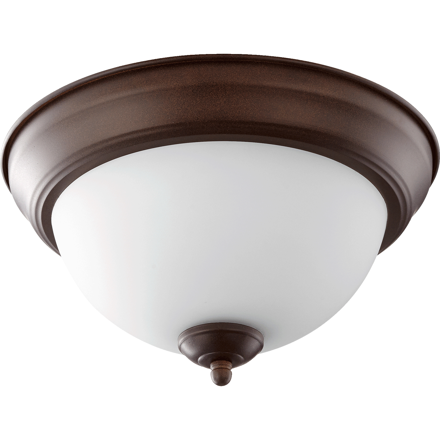 Fort Worth 2 Light 11.5 inch Oiled Bronze Flush Mount Ceiling Light