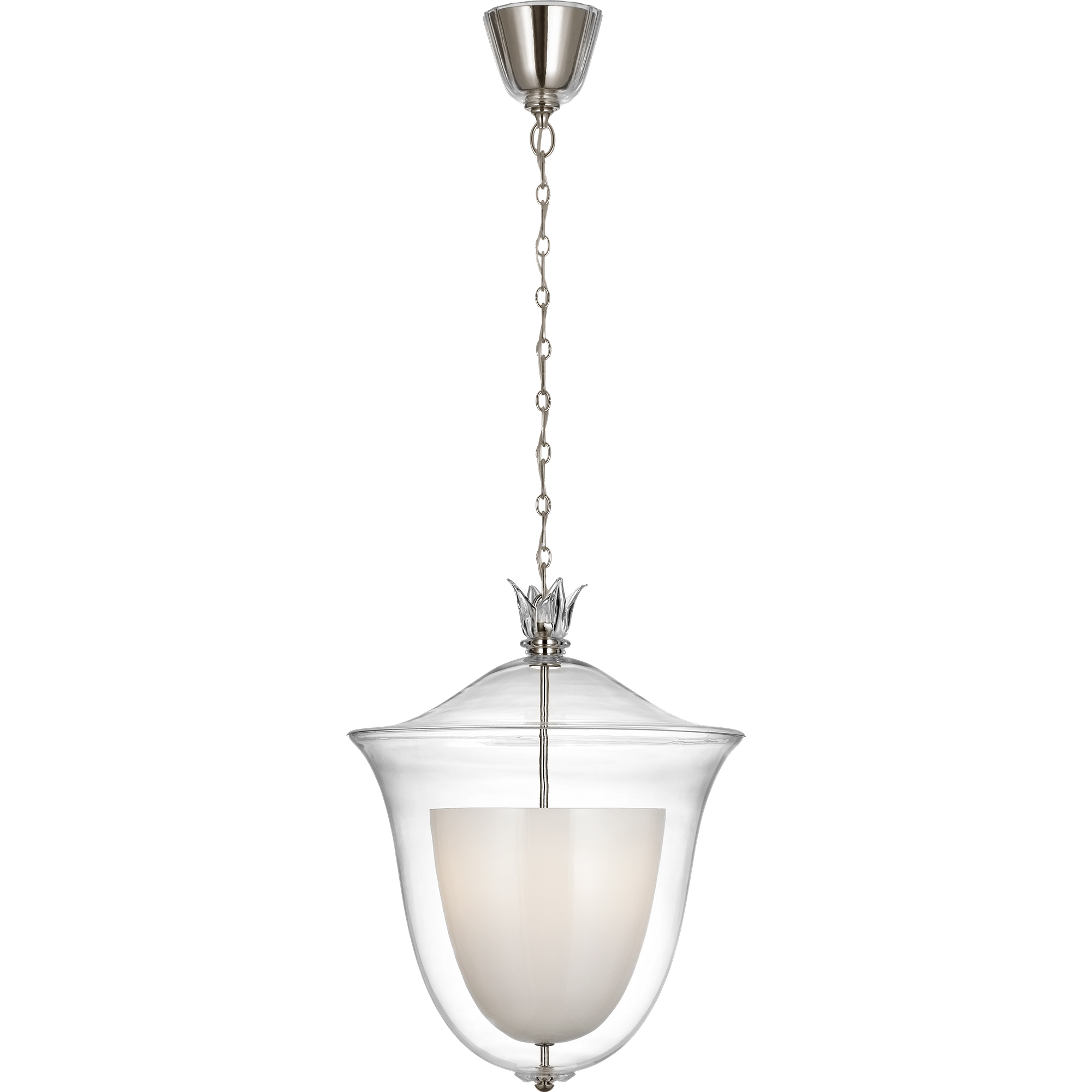 AERIN Varenna LED 19.25 inch Polished Nickel Pendant Ceiling Light