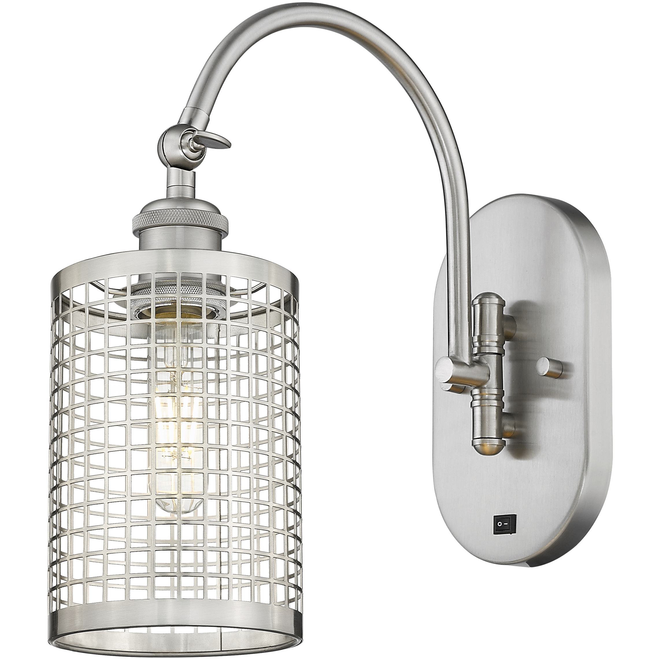 Nestbrook 1 Light 5 inch Satin Nickel Sconce Wall Light