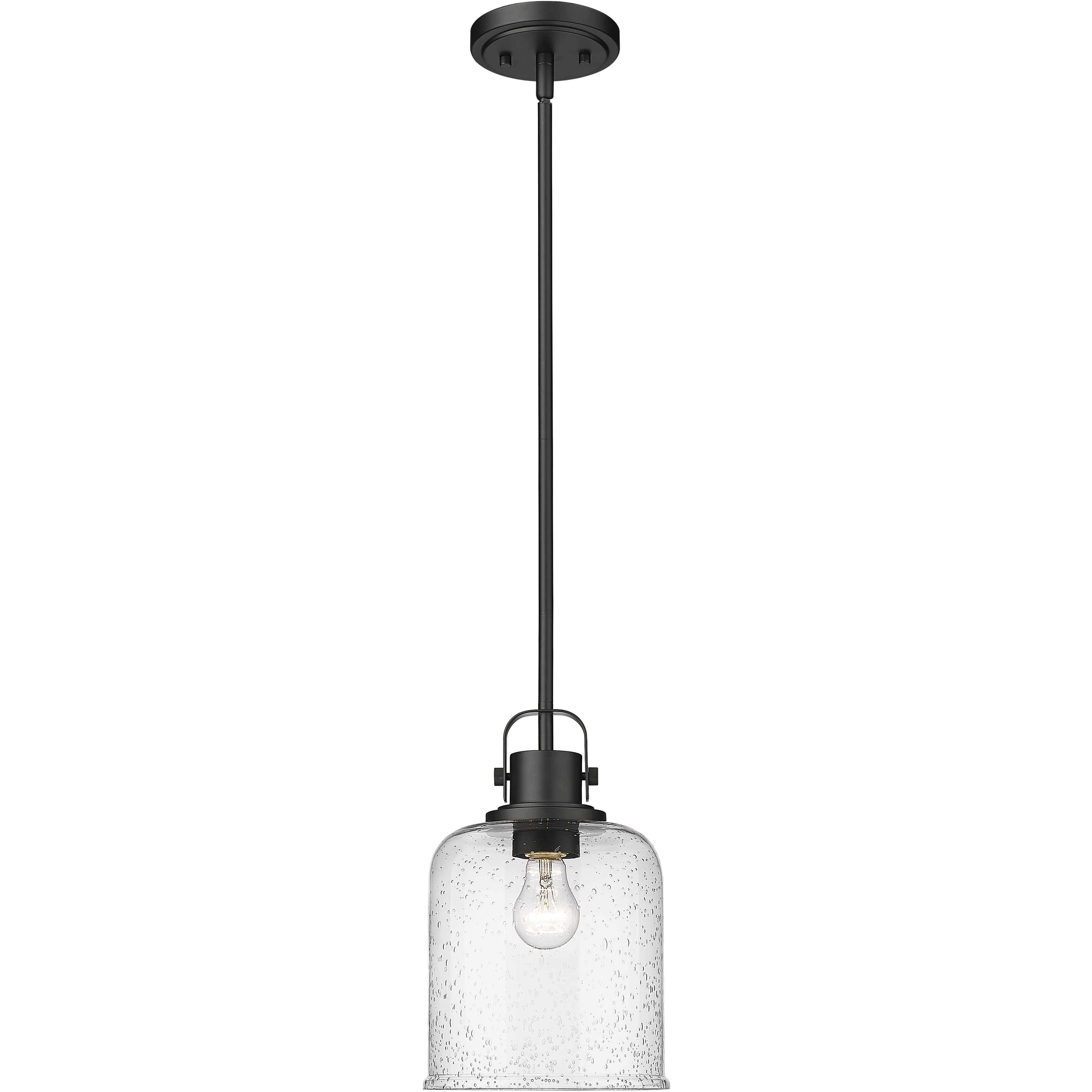 Kinsley 1 Light 8 inch Matte Black Pendant Ceiling Light