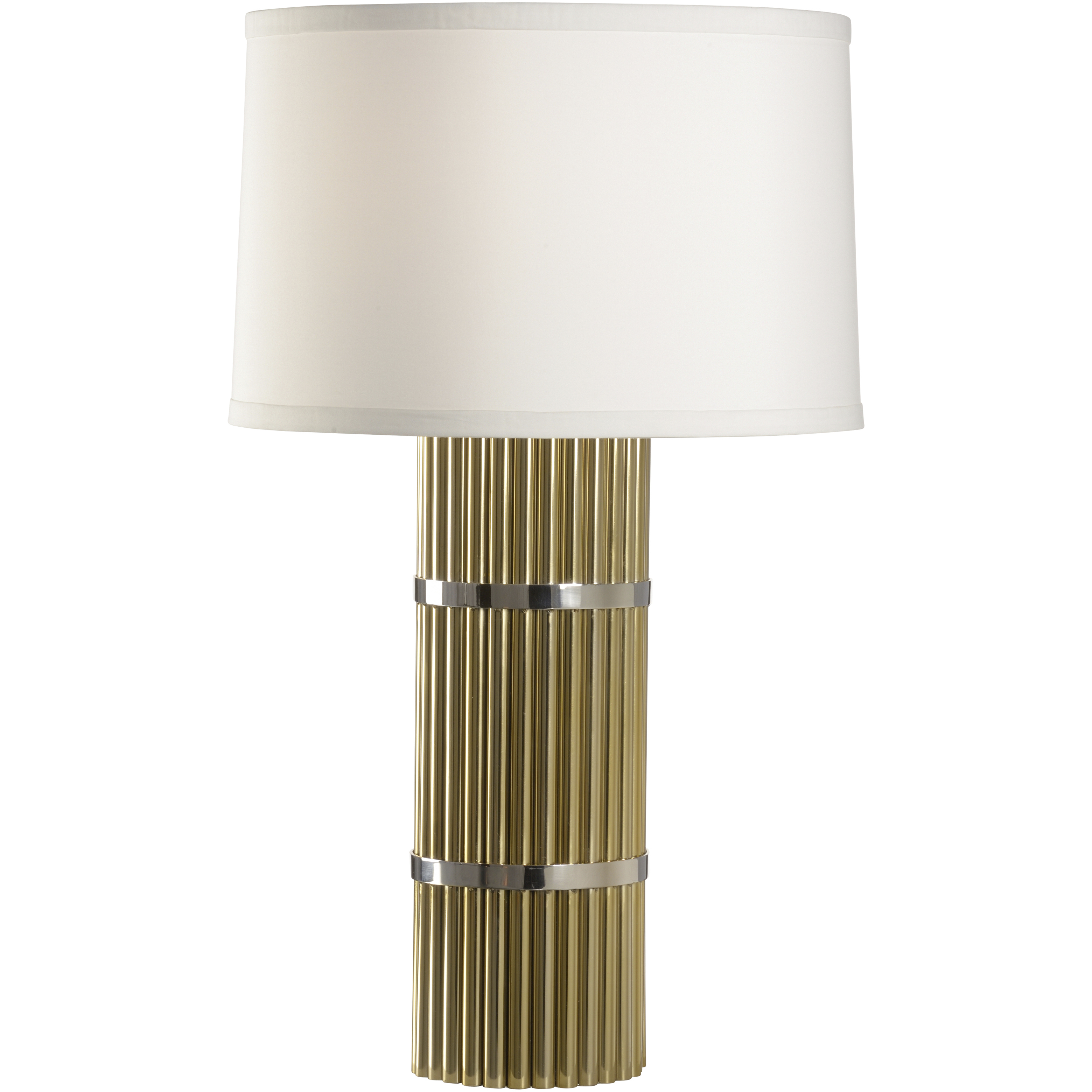 Douglas 26 inch 100.00 watt Gold and Silver Table Lamp Portable Light
