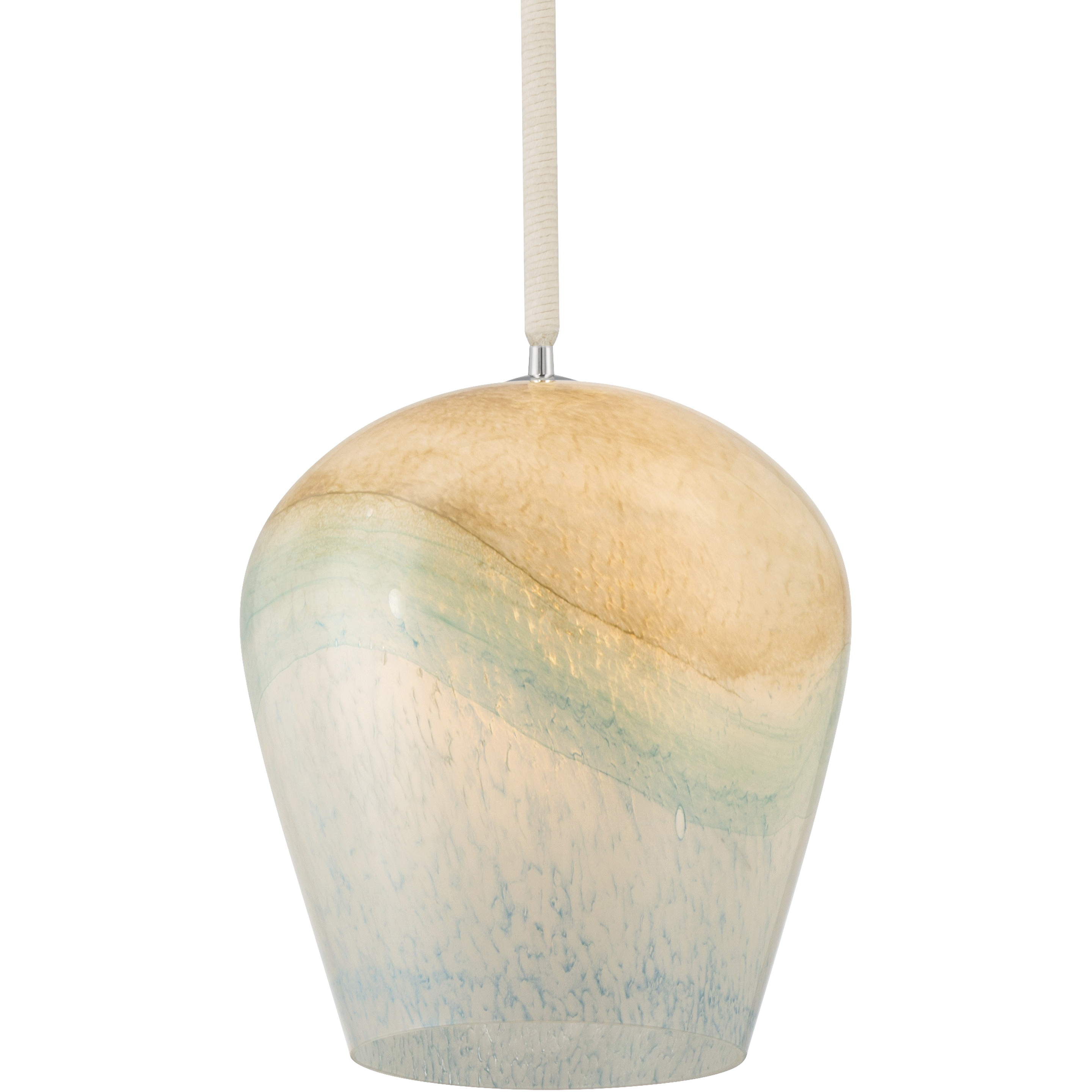 Sandrelle 1 Light 12.75 inch Polished Nickel Pendant Ceiling Light