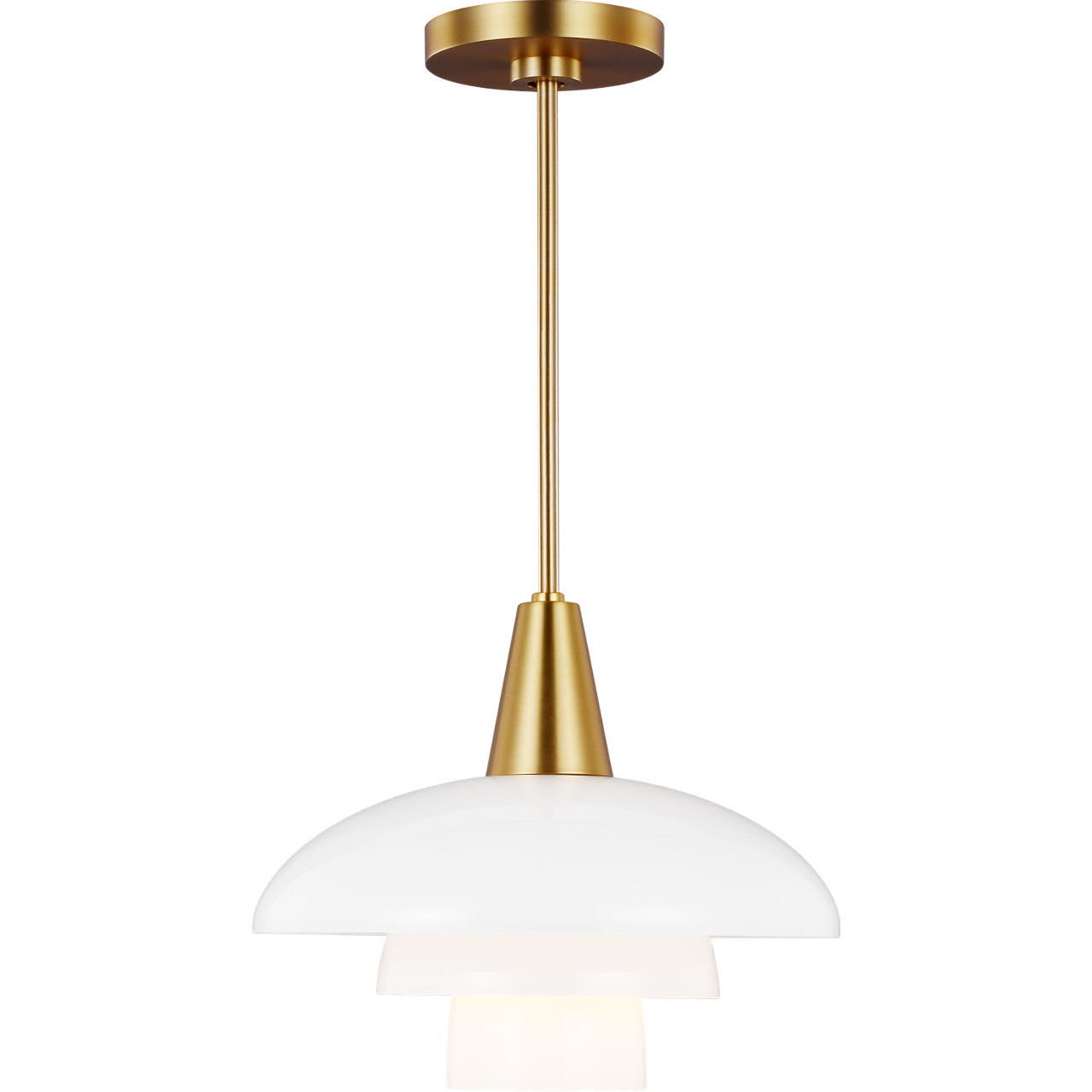 ED Ellen DeGeneres Rossie 1 Light 13 inch Burnished Brass Pendant Ceiling Light