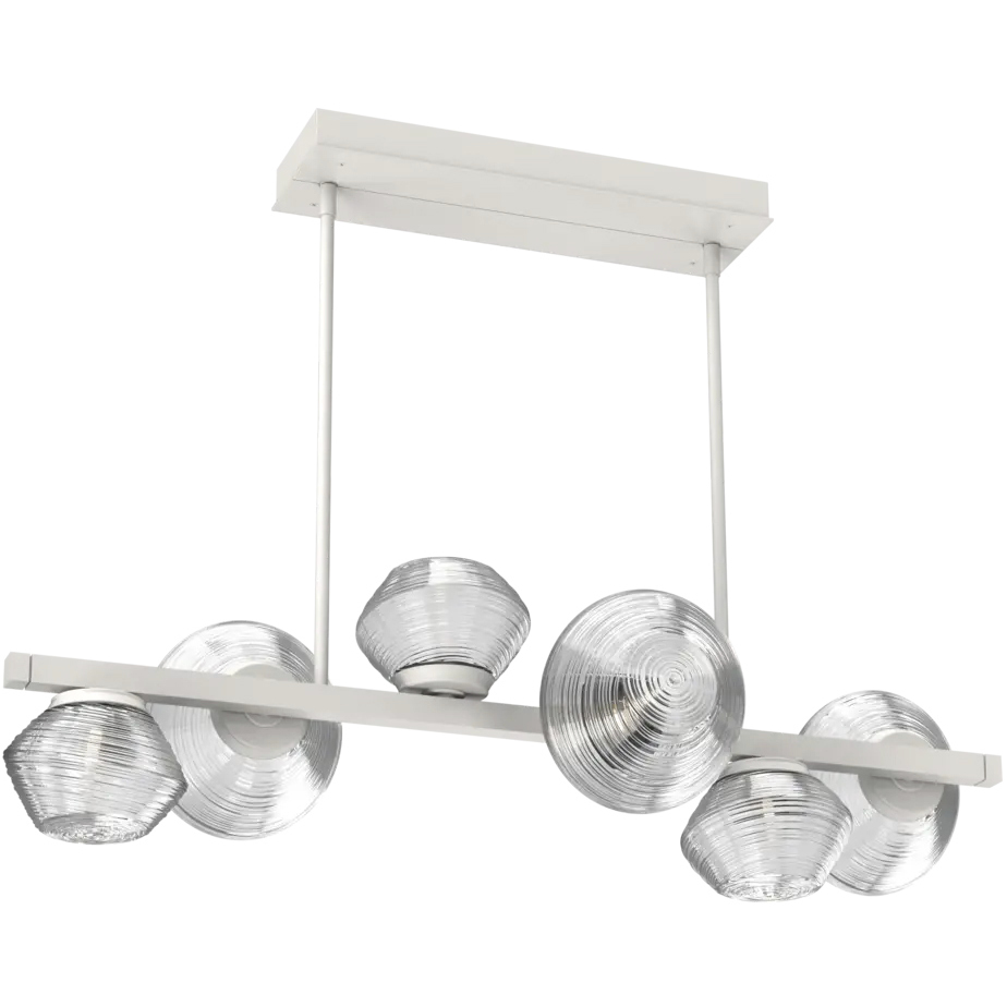 Mesa LED 38.5 inch Salt White Chandelier Ceiling Light, Twisted Branch