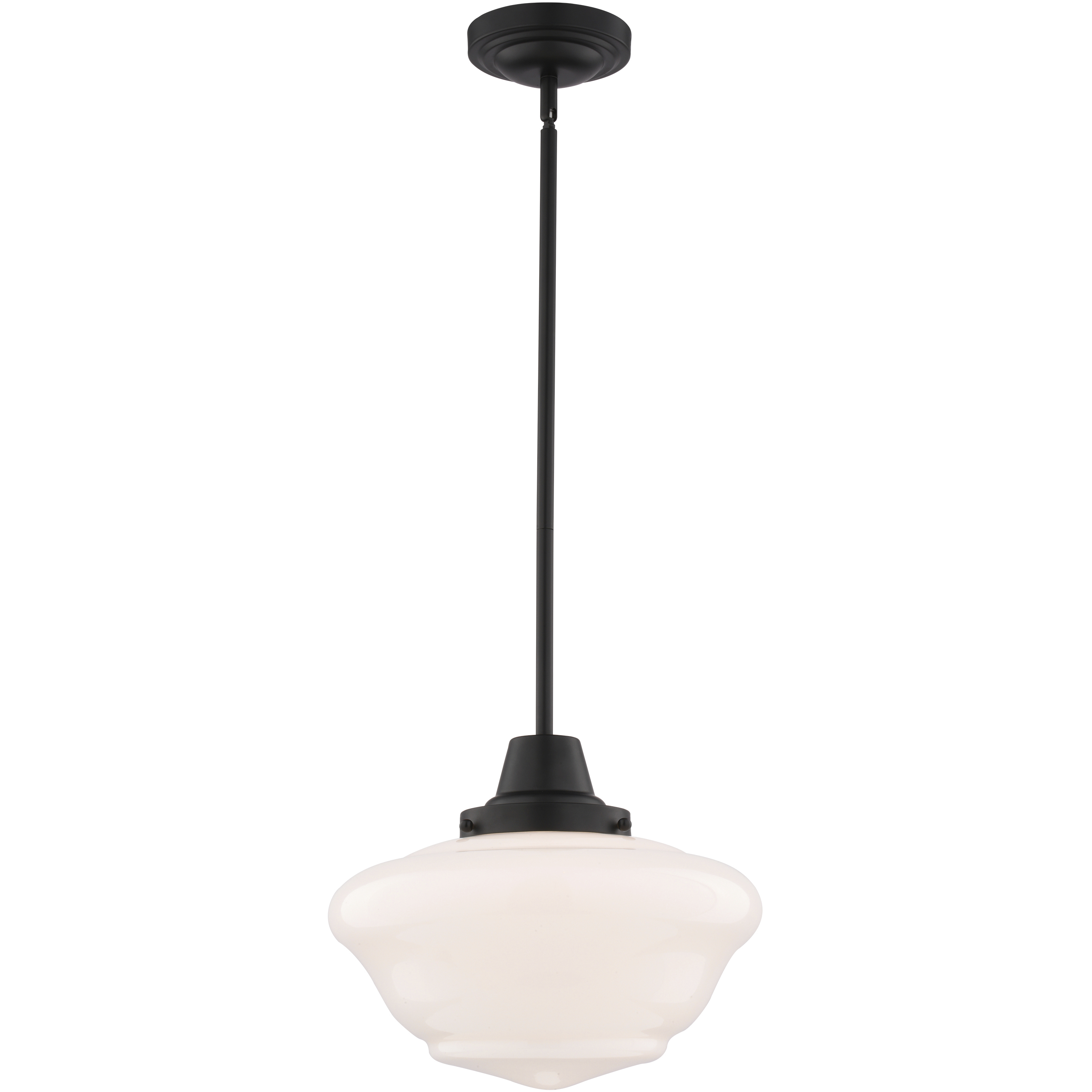 Eastgate 1 Light 12 inch Matte Black Pendant Ceiling Light