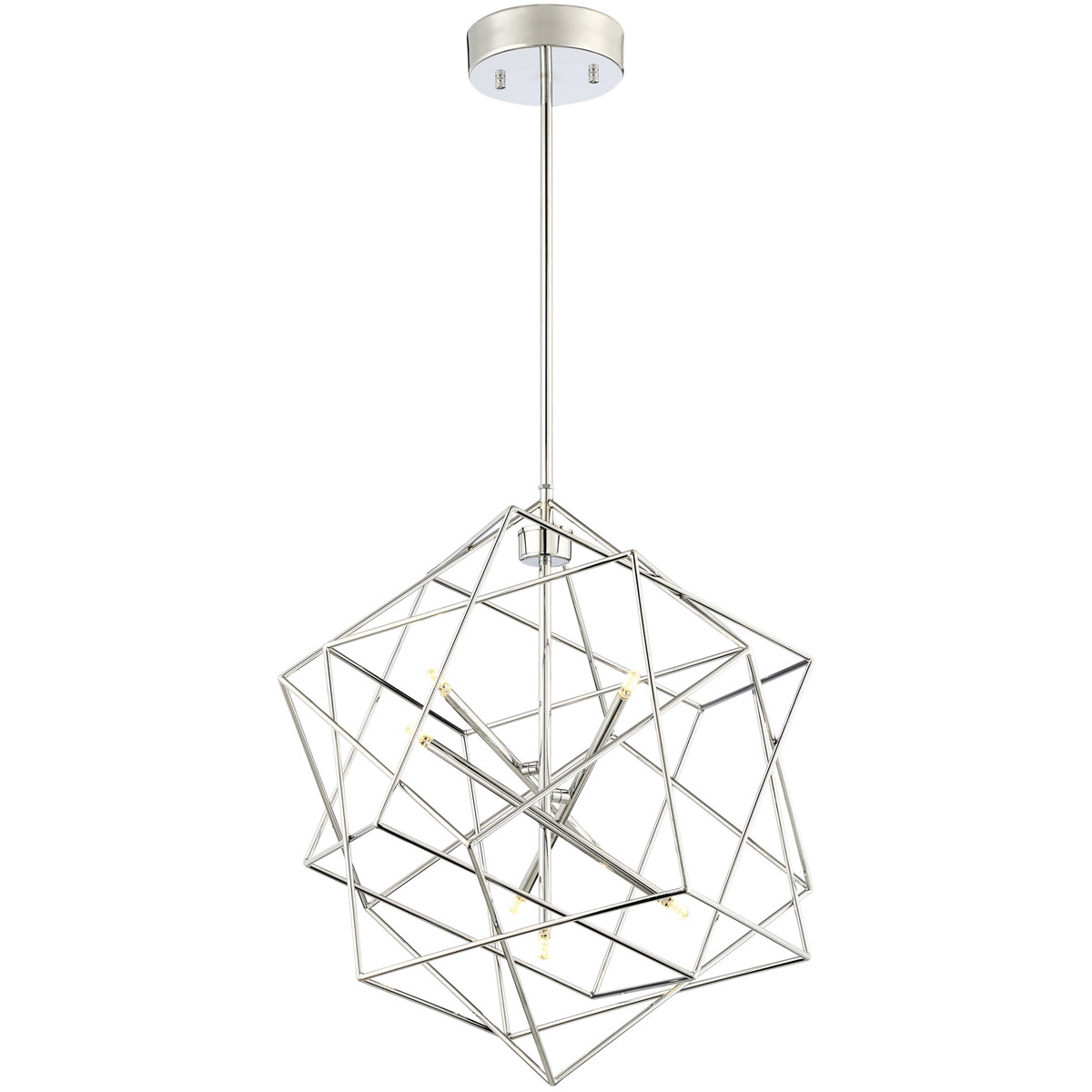Stacia LED 21 inch Chrome Pendant Ceiling Light