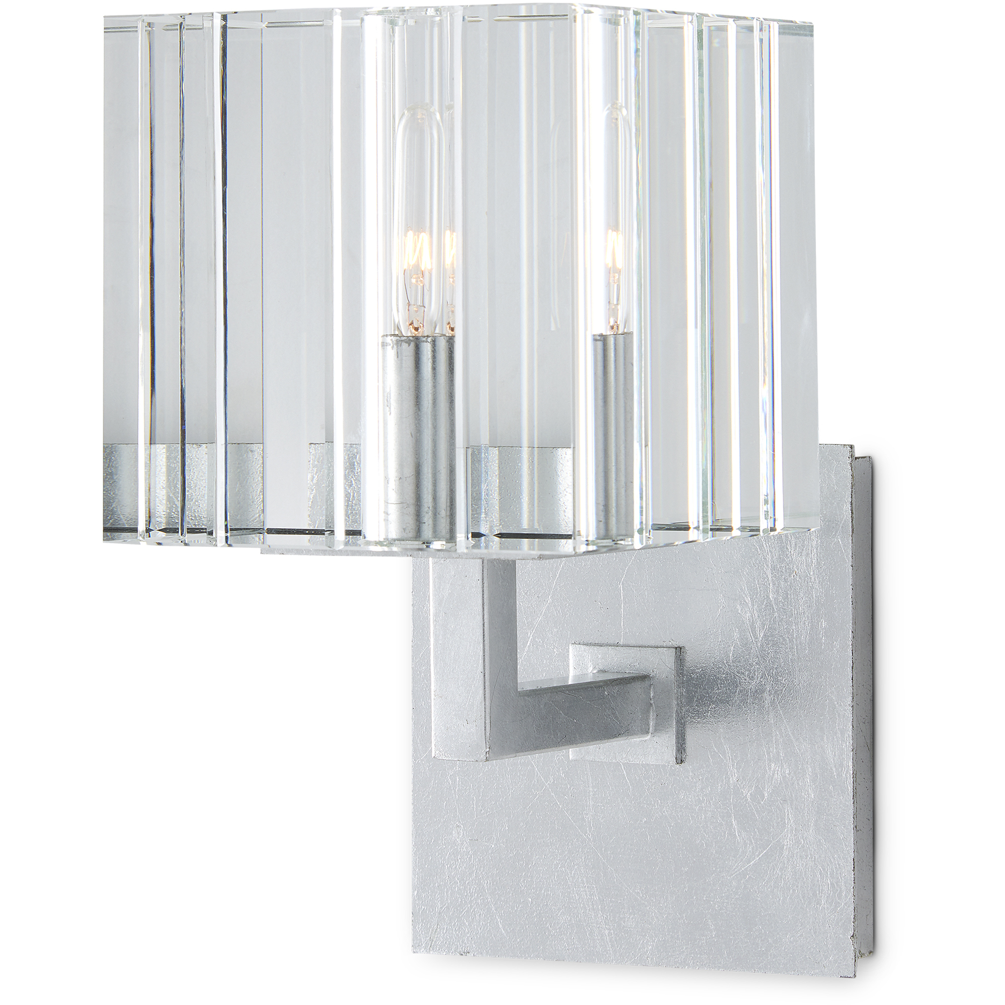 Valerio 1 Light 5 inch Silver Leaf Wall Sconce Wall Light