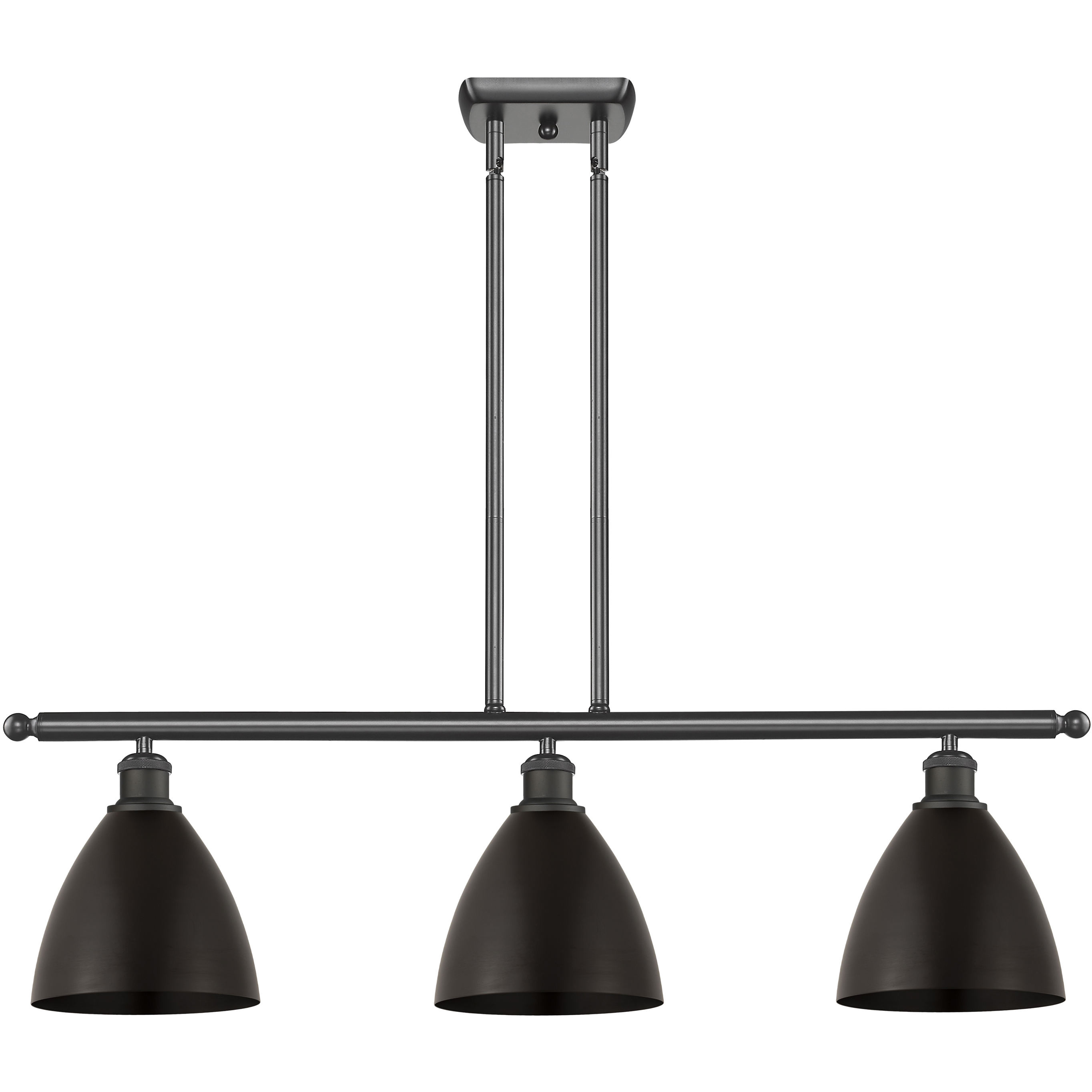Ballston Dome 3 Light 36 inch Oil Rubbed Bronze Island Light Ceiling Light