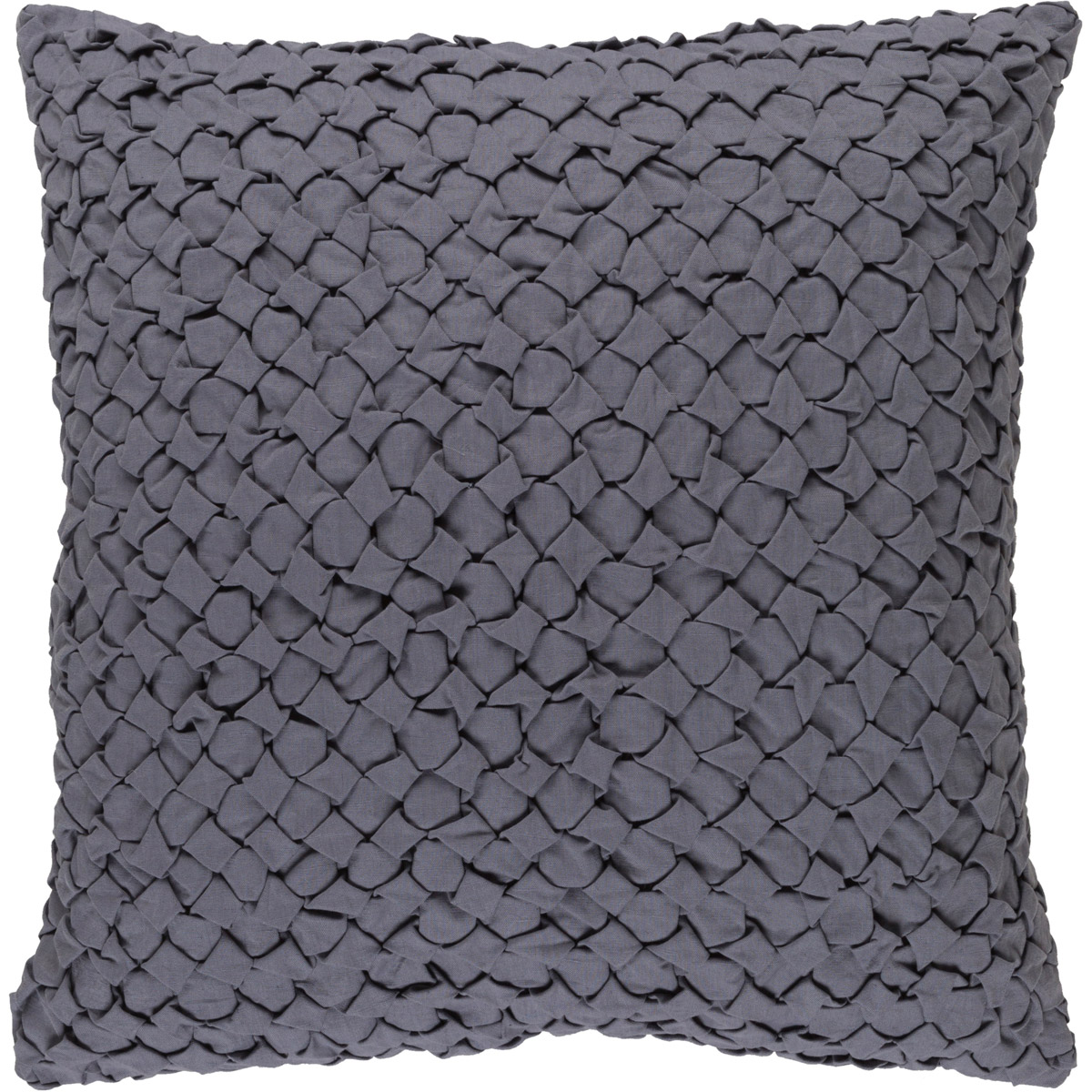 Ashlar 18 X 18 inch Grey Pillow Cover