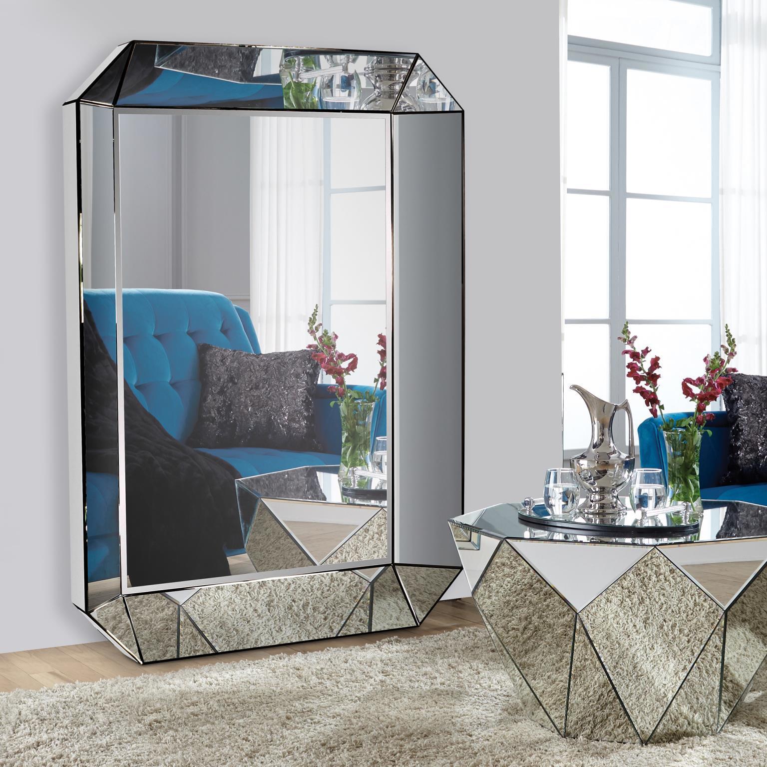 Sybil 74 X 54 inch Mirrored Wall Mirror