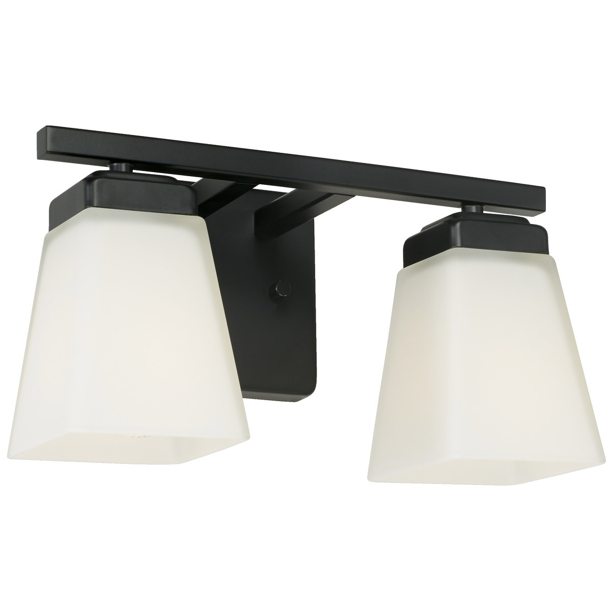 Baxley 2 Light 13 inch Matte Black Vanity Light Wall Light