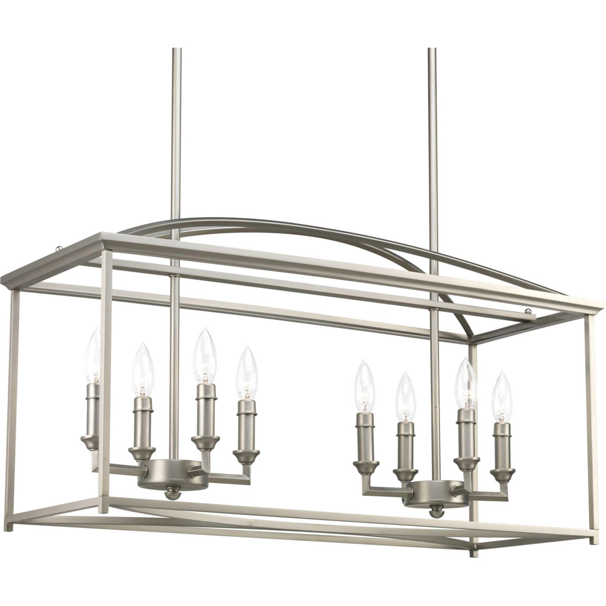 Fiona 8 Light 12 inch Burnished Silver Chandelier Ceiling Light