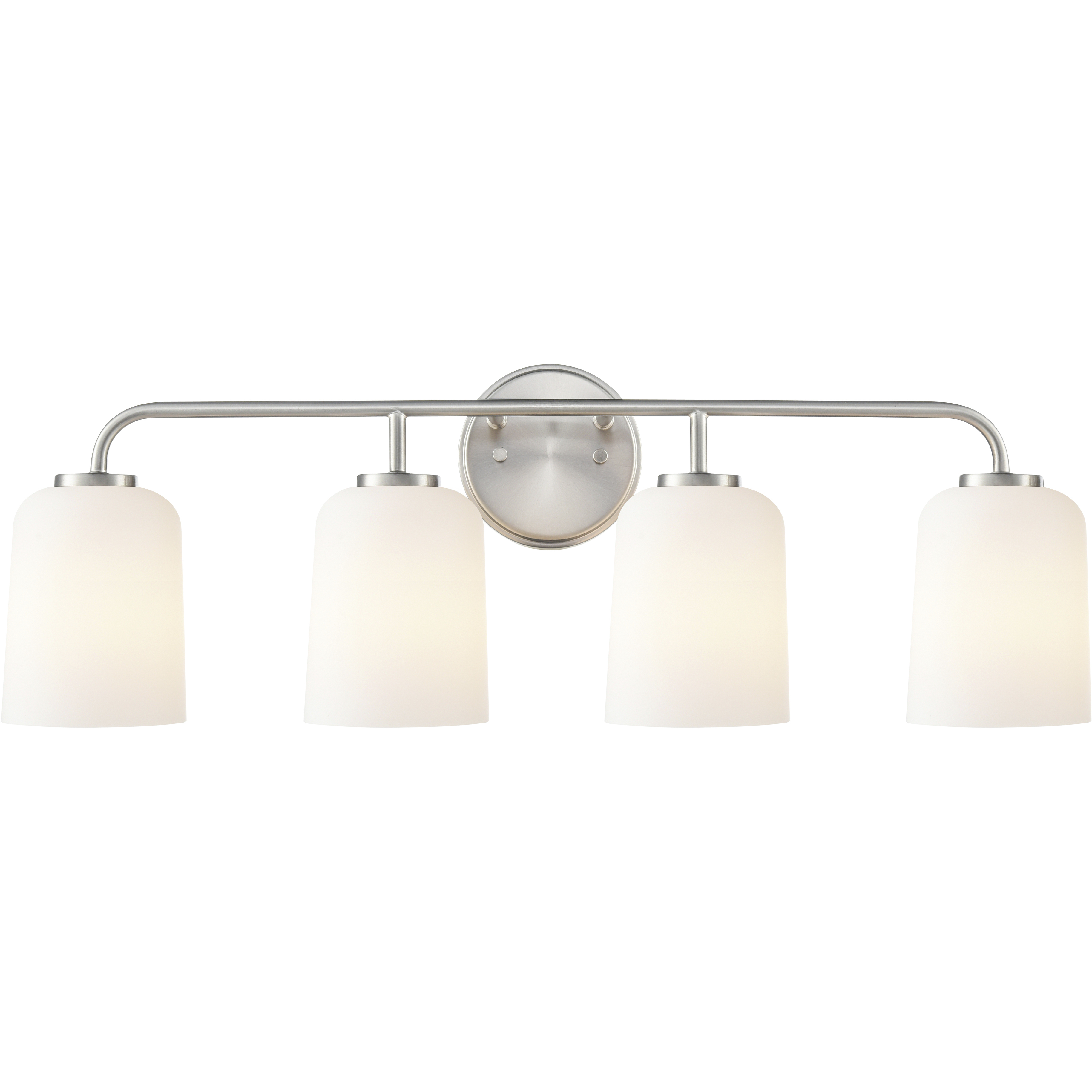 Laphia 4 Light 28 inch Brushed Nickel Bathroom Vanity Light Wall Light