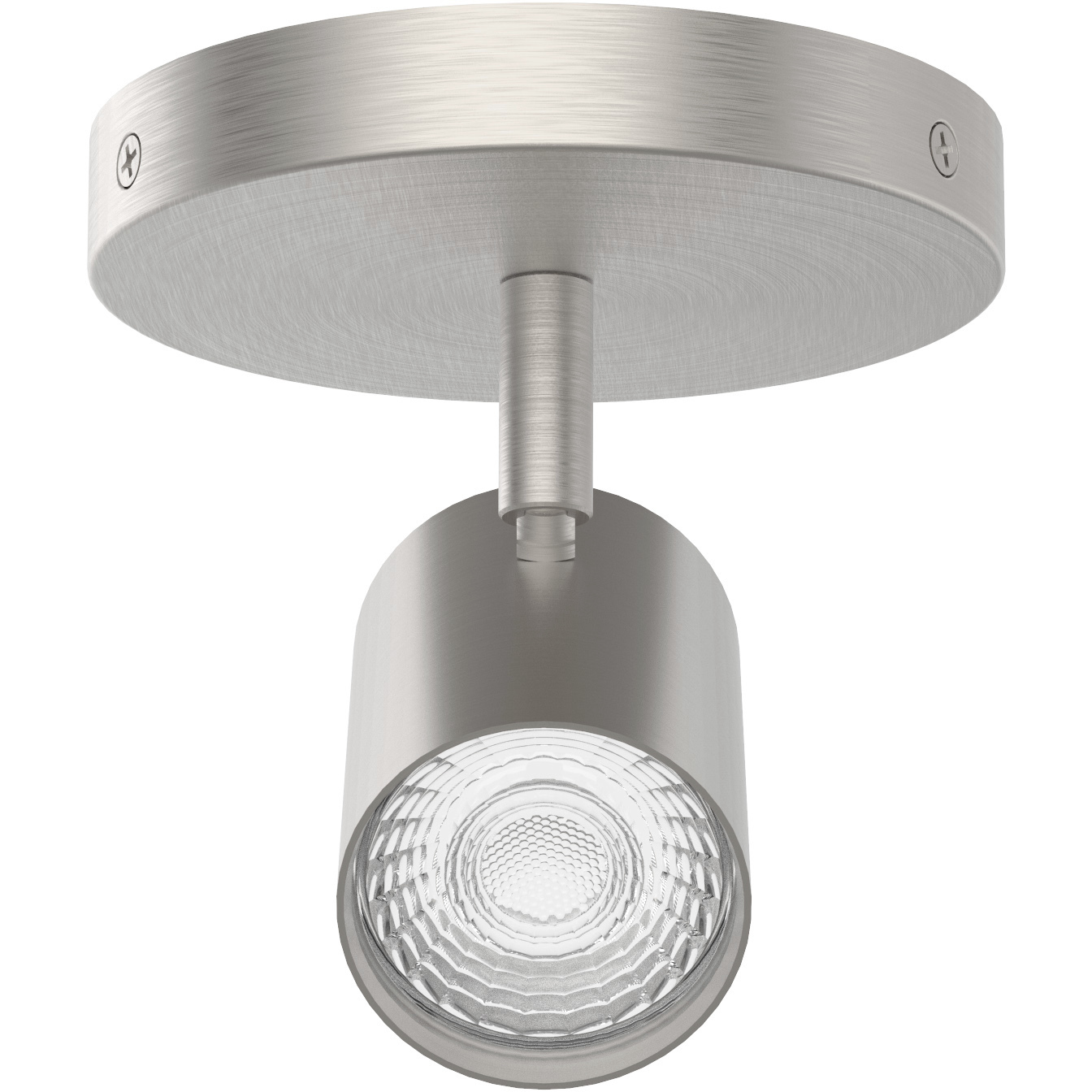 Pipe 1 Light 120 Brushed Nickel Track Lighting Ceiling Light, WAC Limited