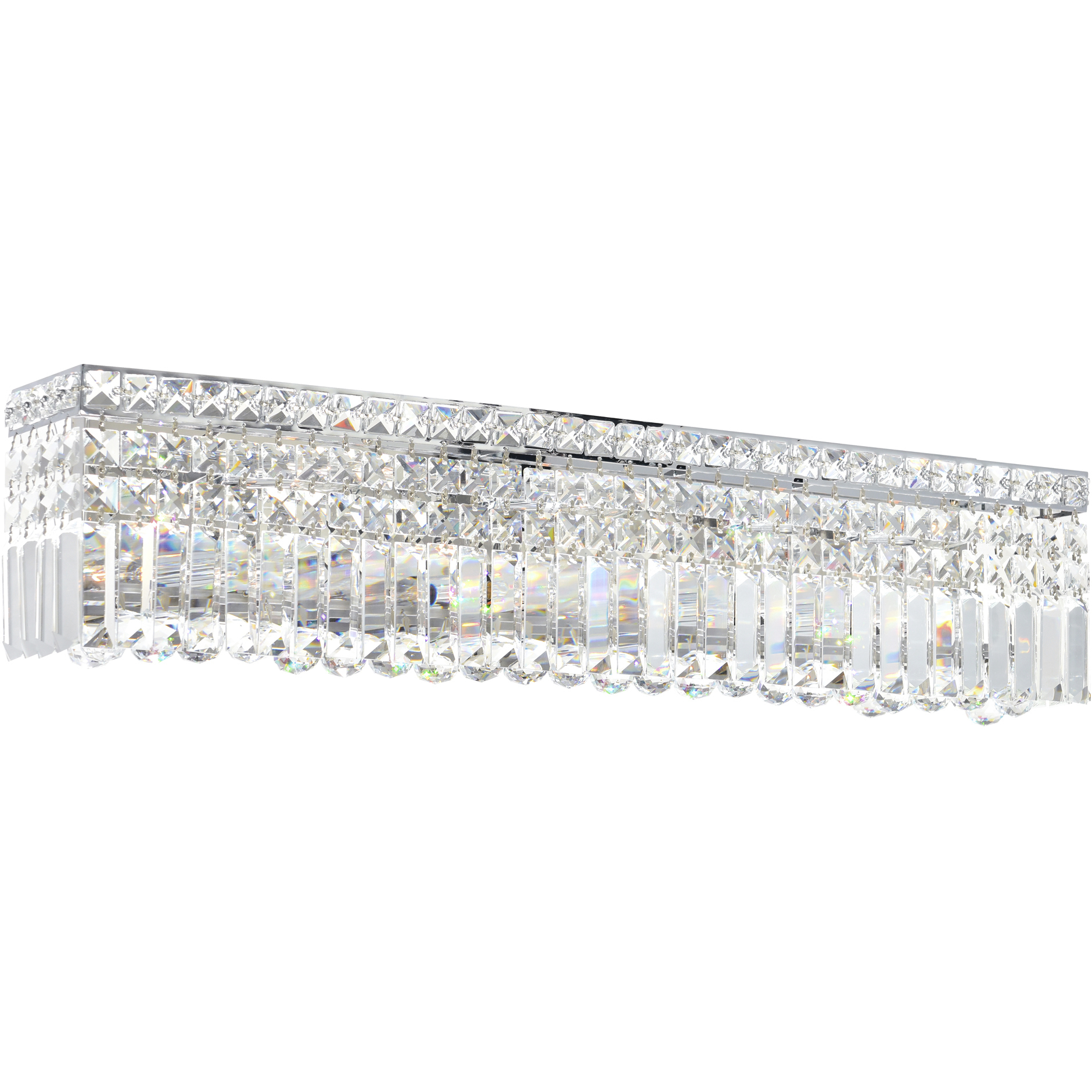 Colosseum 7 Light 30 inch Chrome Vanity Light Wall Light