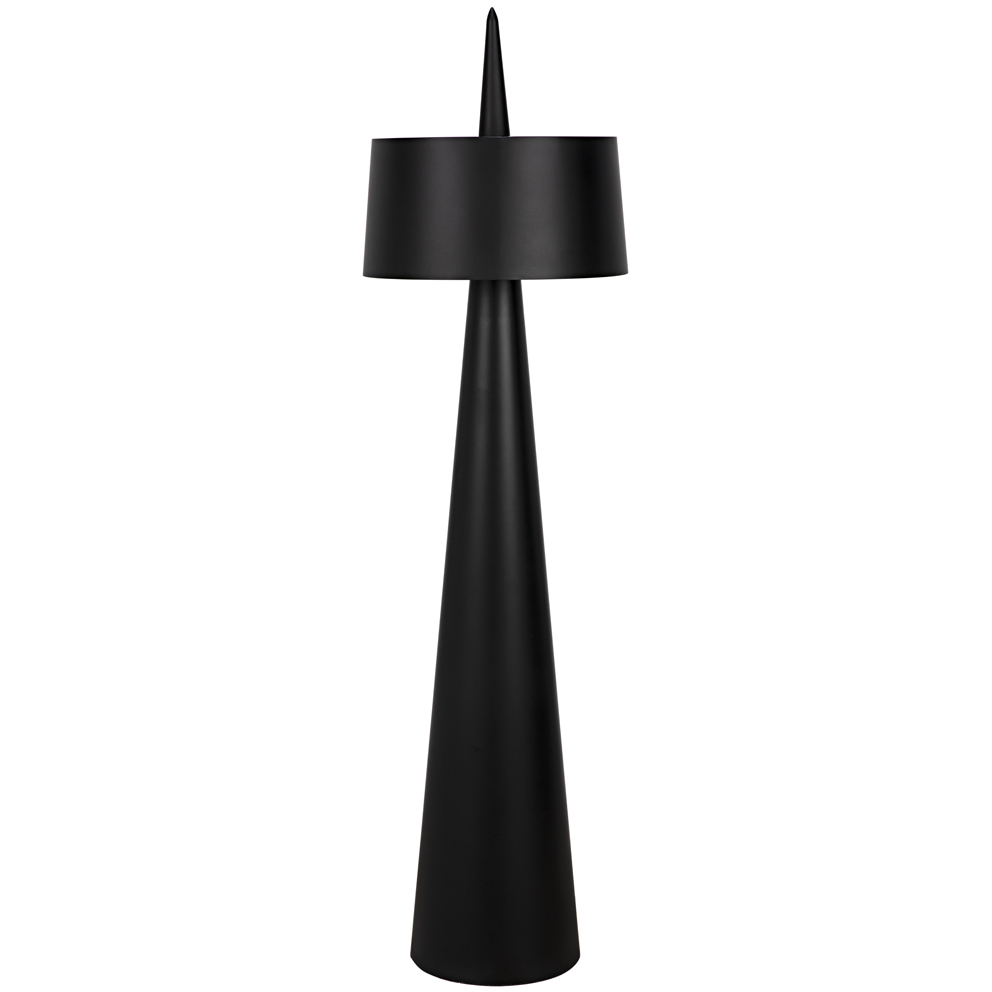 Moray 72 inch 60.00 watt Matte Black Floor Lamp Portable Light