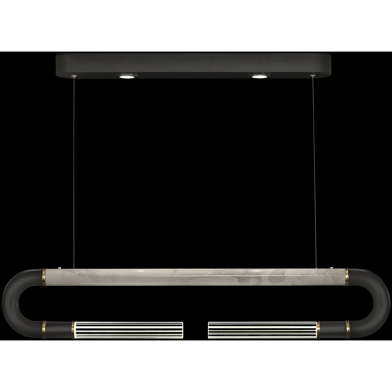 Antonia LED 52 inch Black Pendant Ceiling Light
