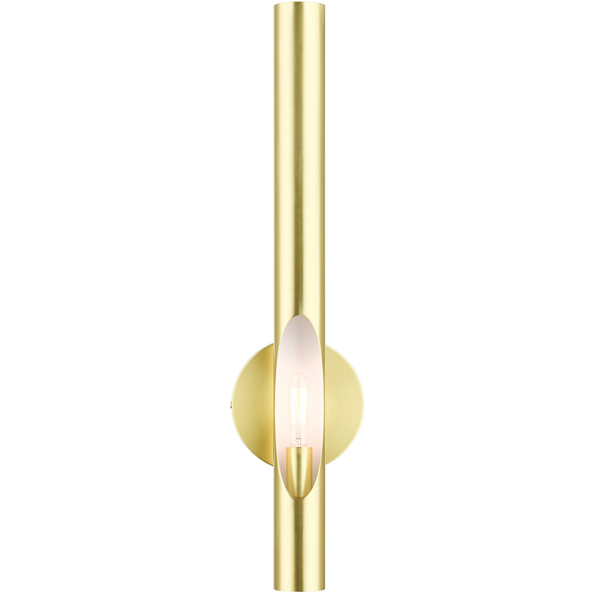 Acra 1 Light 5.13 inch Satin Brass ADA ADA Single Sconce Wall Light