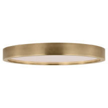 Kelly Wearstler Cerne LED 18 inch Natural Brass Flush Mount Ceiling Light in 120V