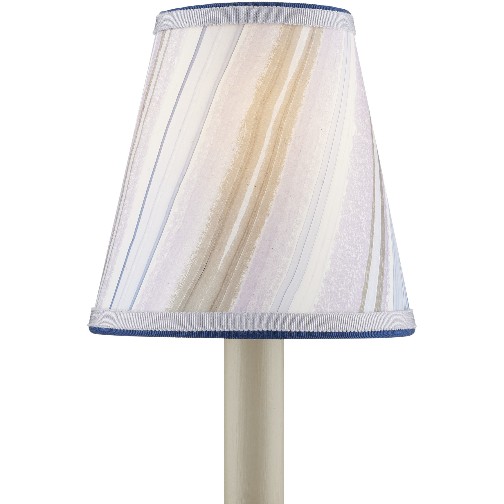 Marble Paper Lilac and Blue Agate 5 inch Tapered Chandelier Shade