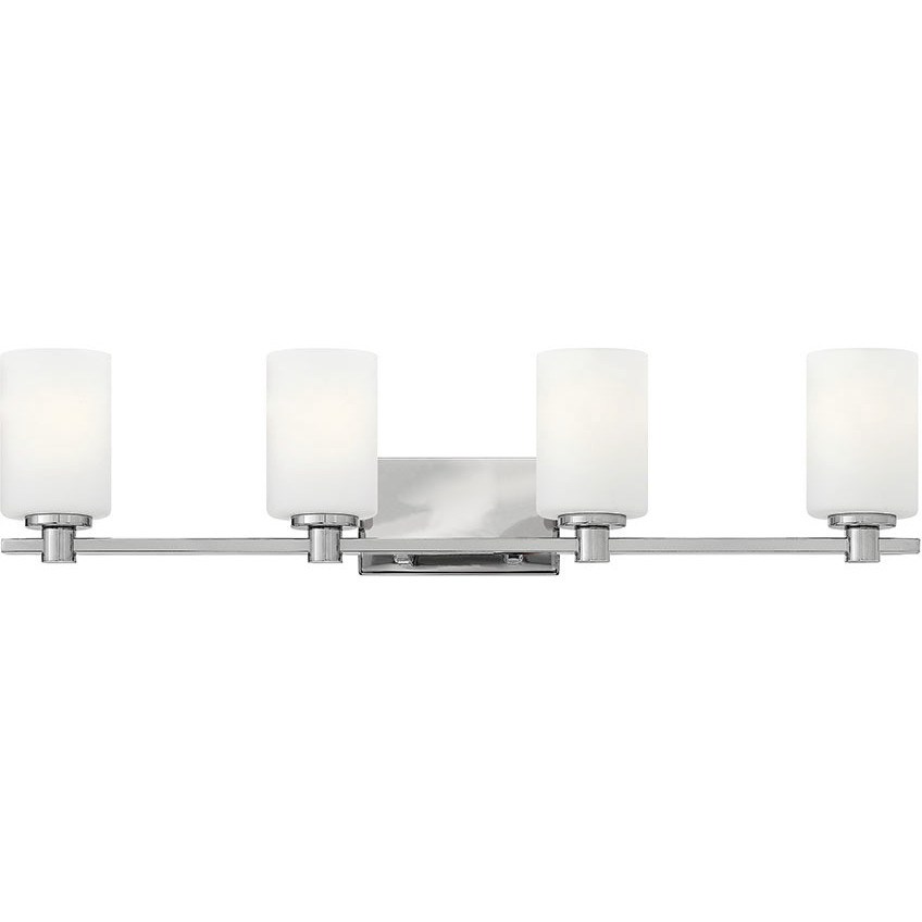 Karlie 4 Light 32 inch Chrome Vanity Light Wall Light